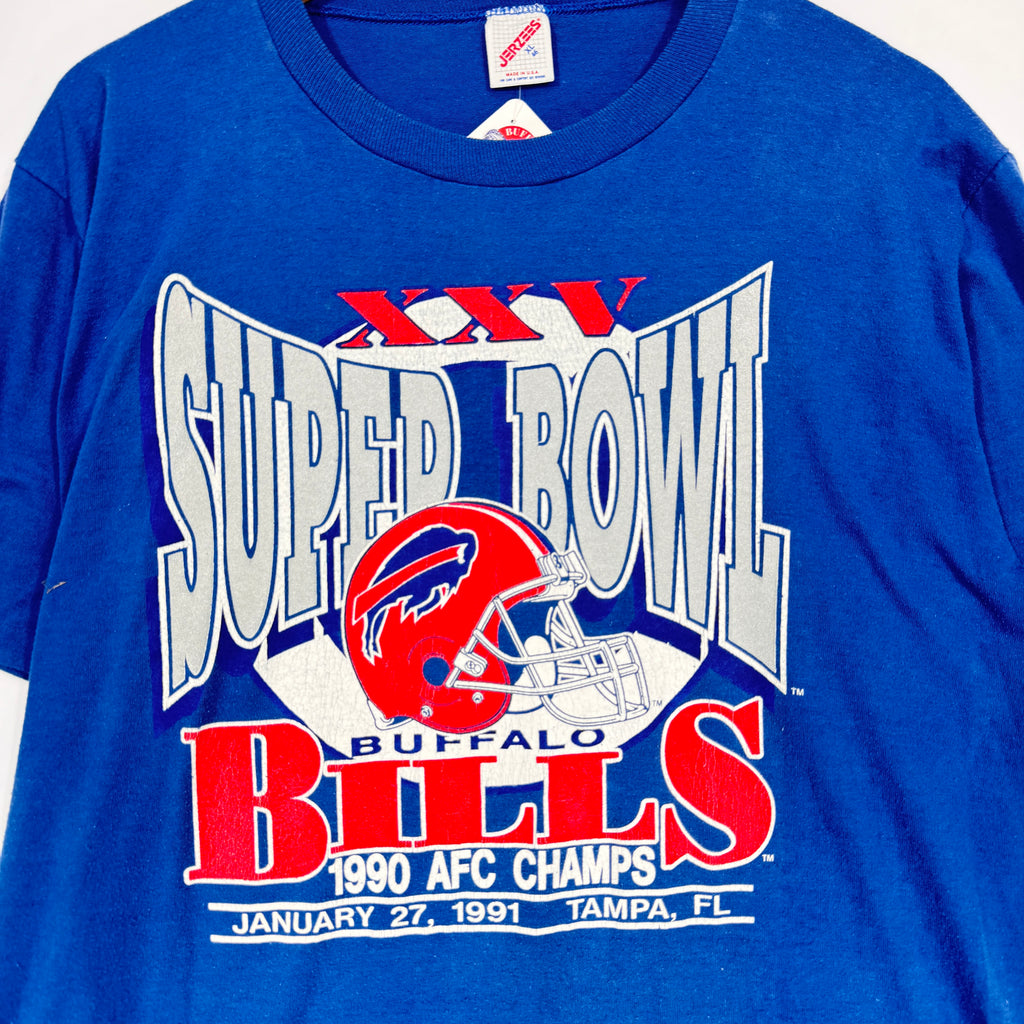 Vintage Buffalo Bills 1990 AFC Champions Shirt XL