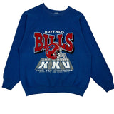 Vintage Buffalo Bills 1990 AFC Champs Sweatshirt Large