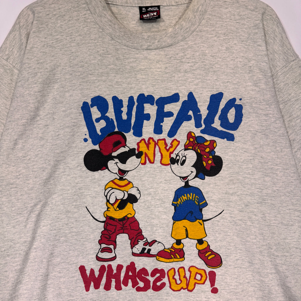 Vintage Buffalo Mickey & Minnie Mouse Cartoon Shirt XL