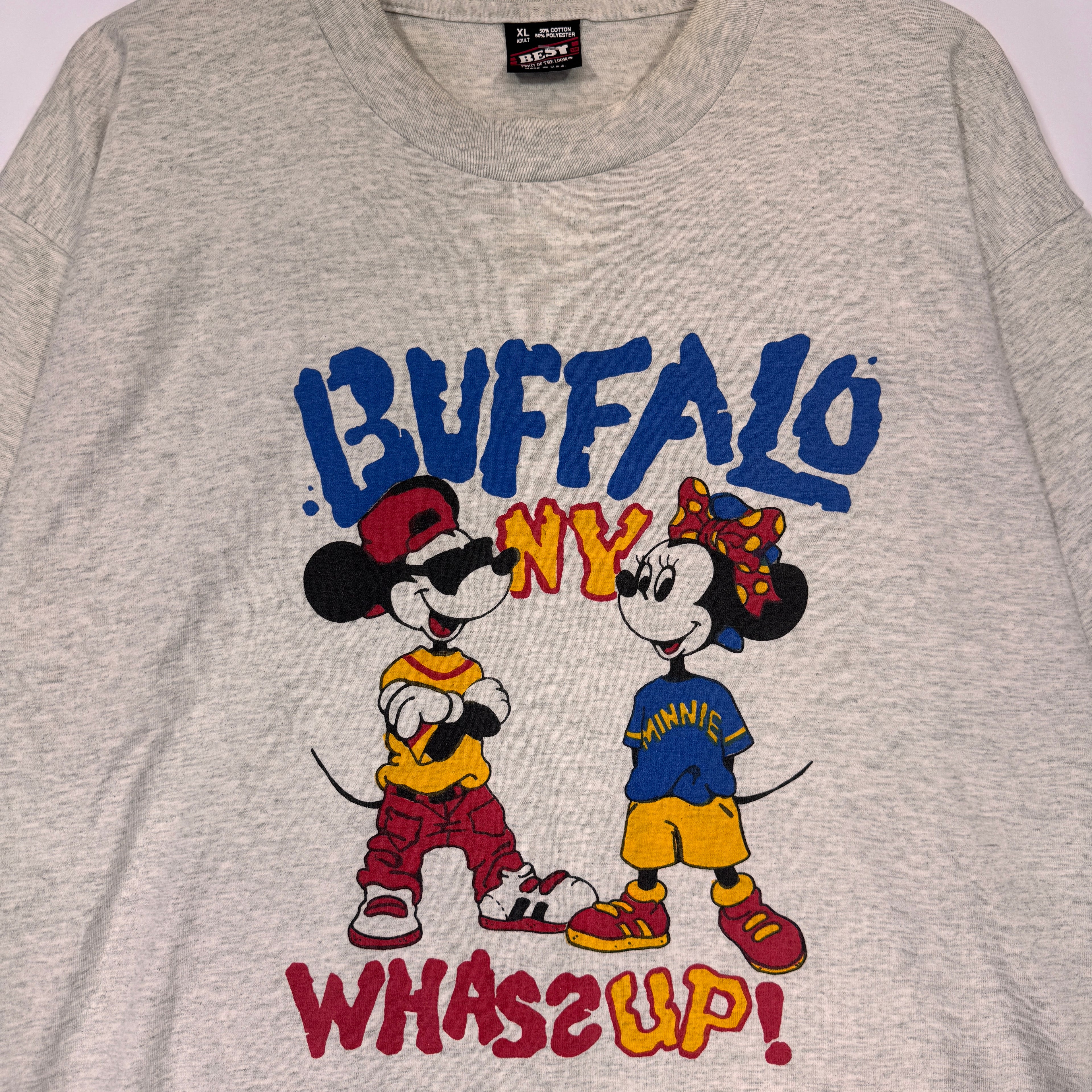 Vintage Buffalo Mickey & Minnie Mouse Cartoon Shirt XL