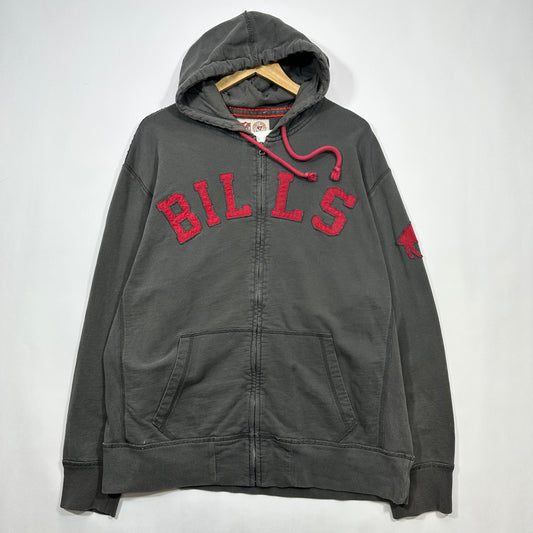 Buffalo Bills Zip Up Hoodie Sweatshirt XXL
