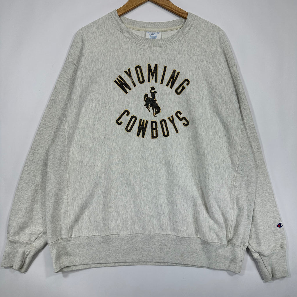 Vintage Buffalo Bills Wyoming Cowboys Crewneck Sweatshirt XL