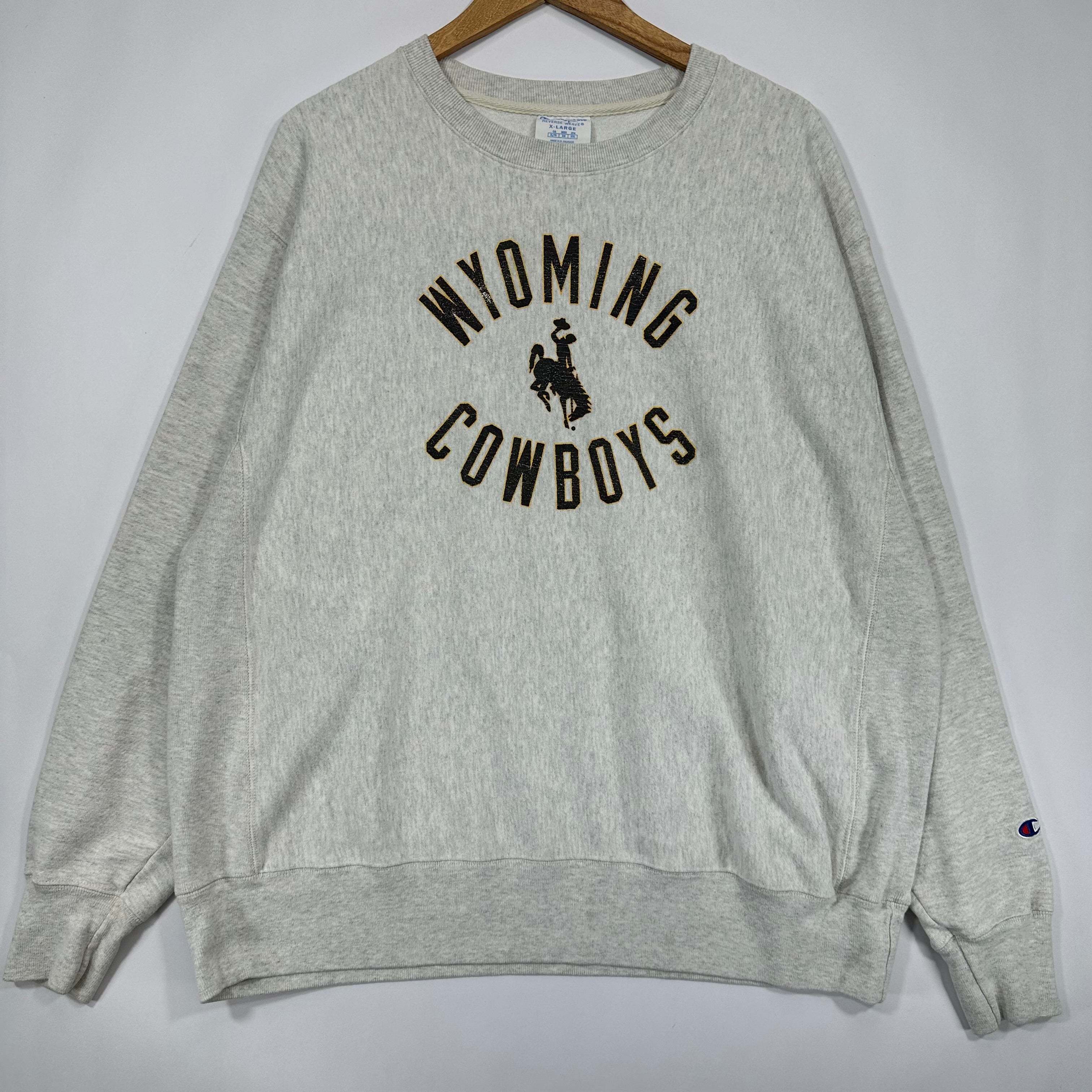 Vintage Buffalo Bills Wyoming Cowboys Crewneck Sweatshirt XL