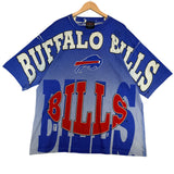 Vintage Buffalo Bills Magic Johnson All Over Print Shirt XL