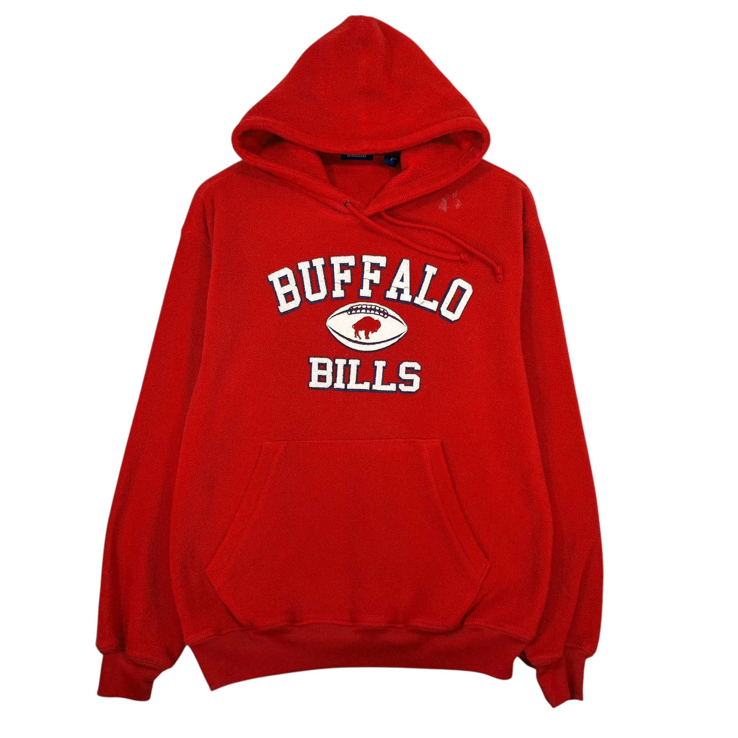 Vintage Buffalo Bills Fleece Hoodie Sweatshirt Small
