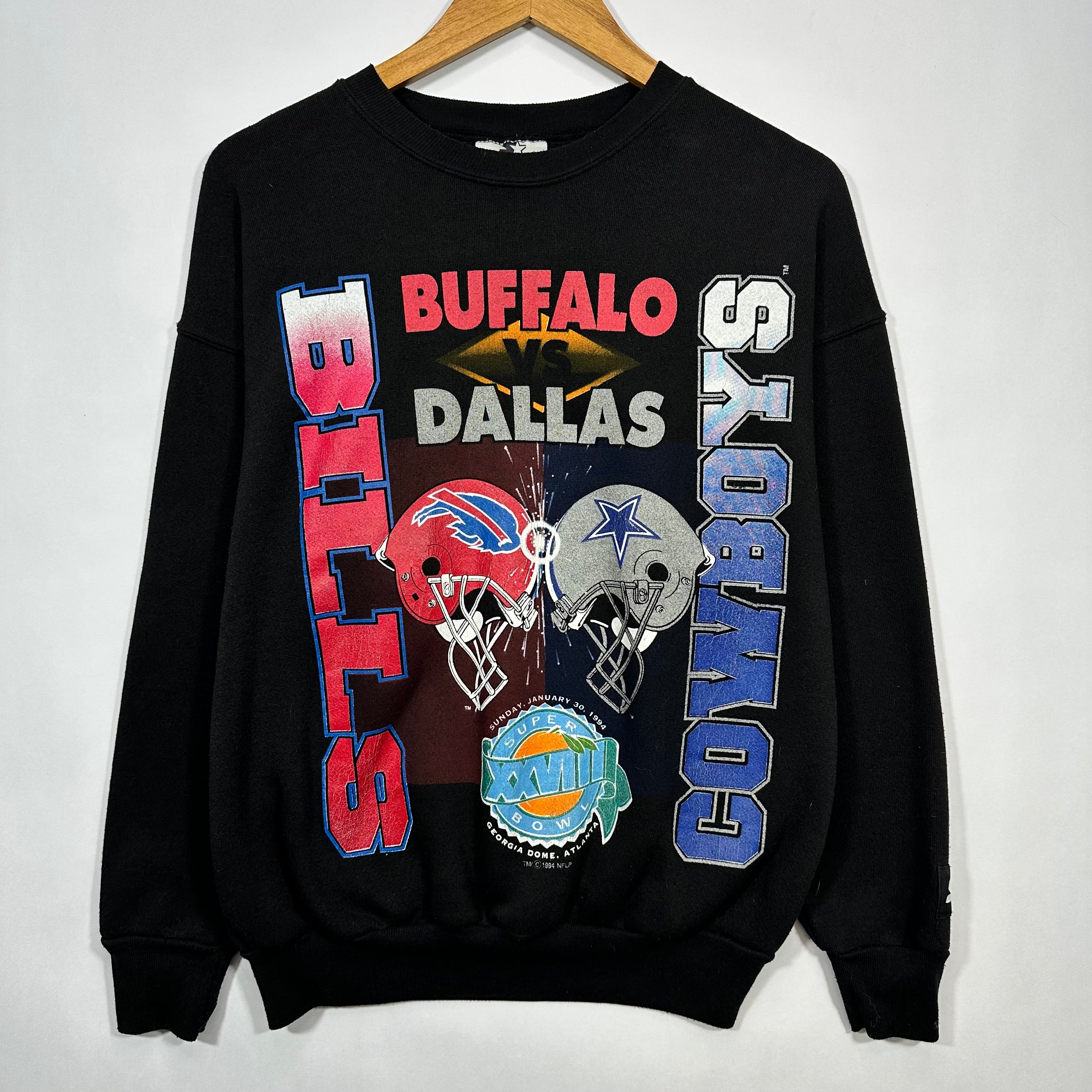 Vintage Buffalo Bills 1994 Super Bowl Starter Crewneck Sweatshirt Medium