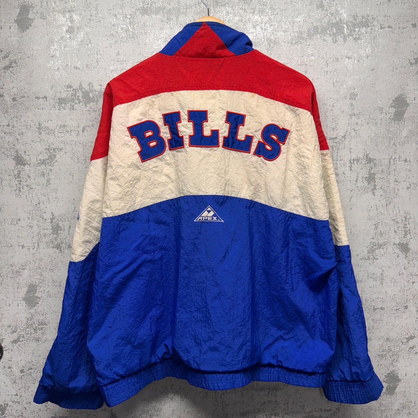 Vintage Buffalo Bills Apex Windbreaker Jacket Large