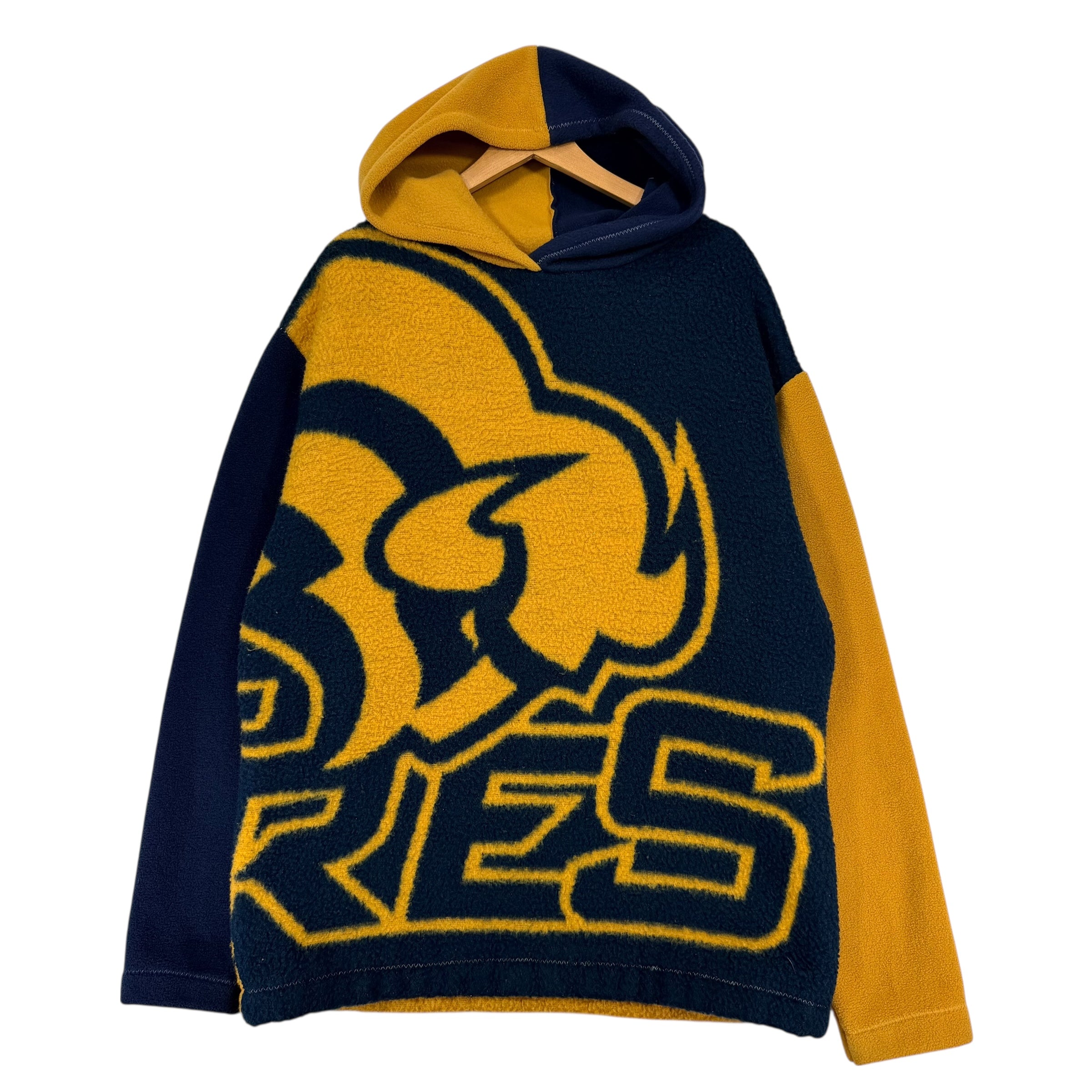 Vintage Buffalo Sabres Reworked Blanket Hoodie Sweatshirt Large