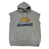 Vintage Buffalo Sabres Cut Off Hoodie Sweatshirt Medium