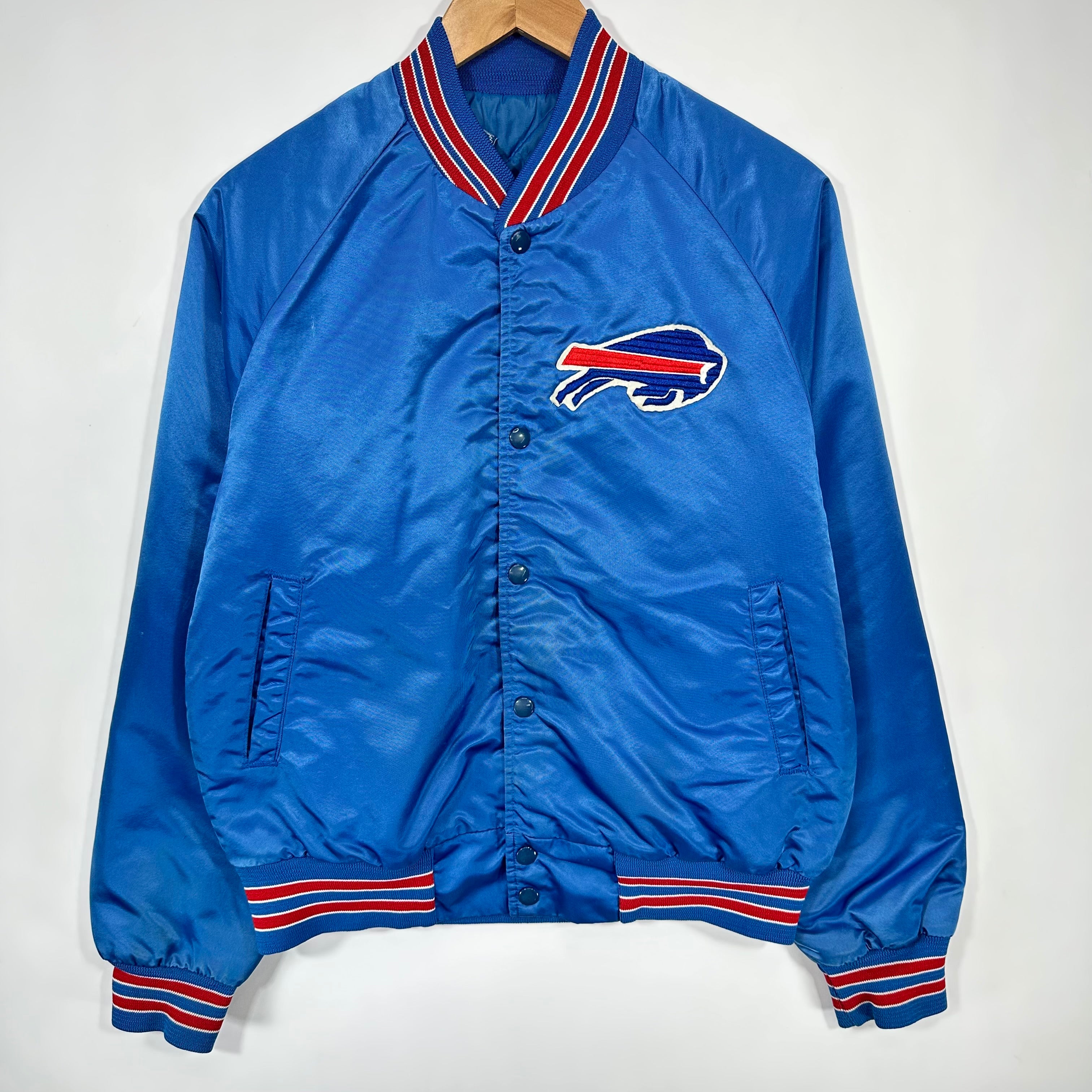 Vintage Buffalo Bills Back Script Satin Jacket Medium