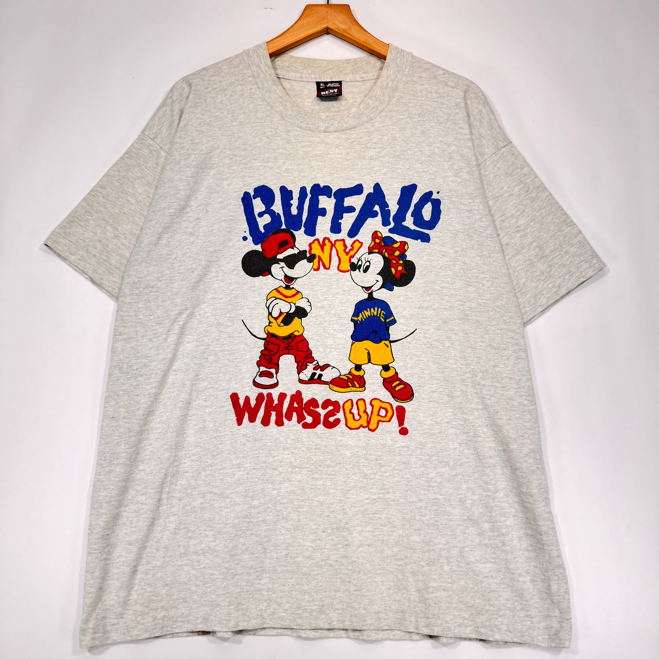 Vintage Buffalo Mickey & Minnie Mouse Cartoon Shirt XL