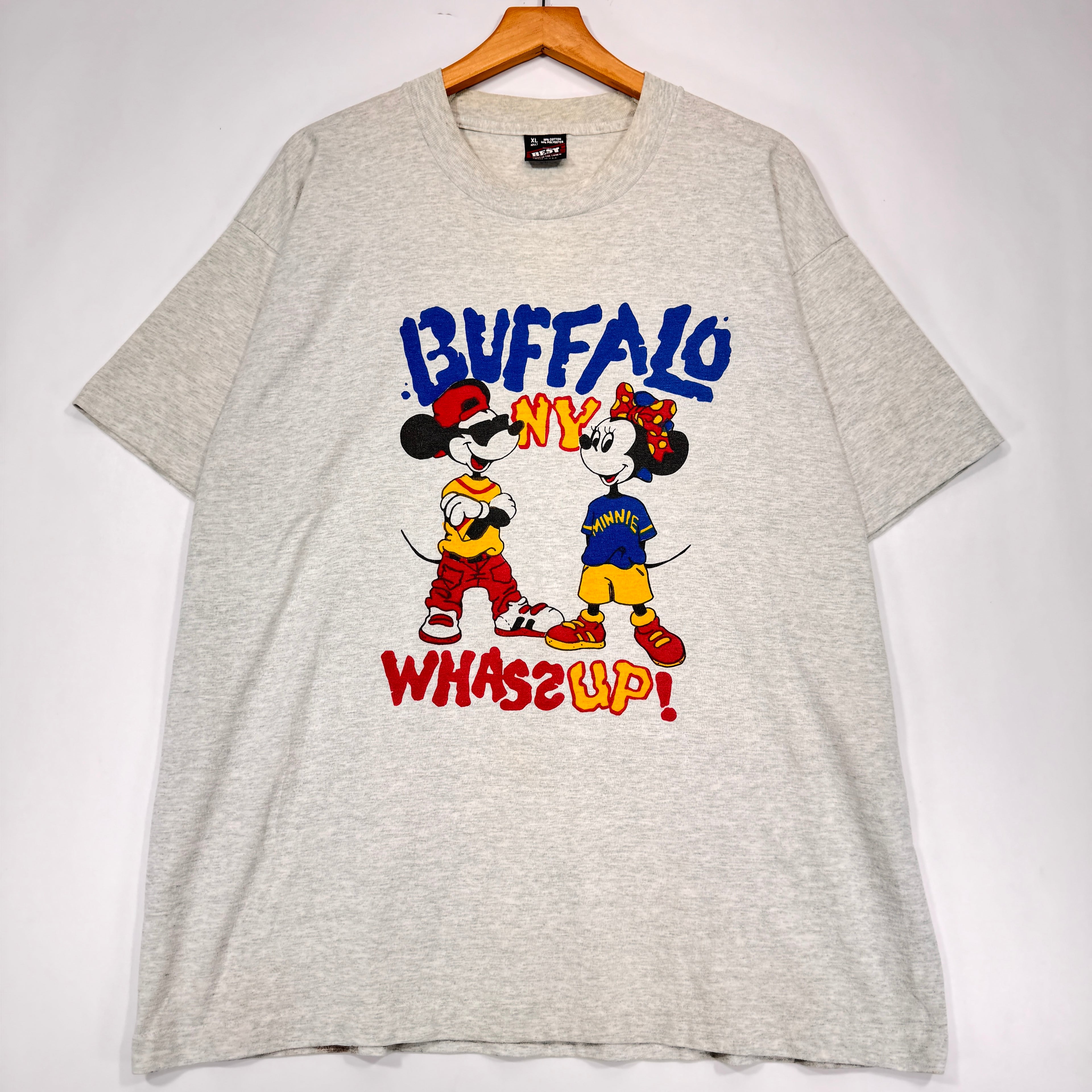 Vintage Buffalo Mickey & Minnie Mouse Cartoon Shirt XL