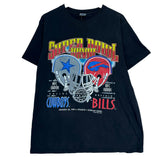 Vintage Buffalo Bills Dallas Cowboys Super Bowl Shirt Medium