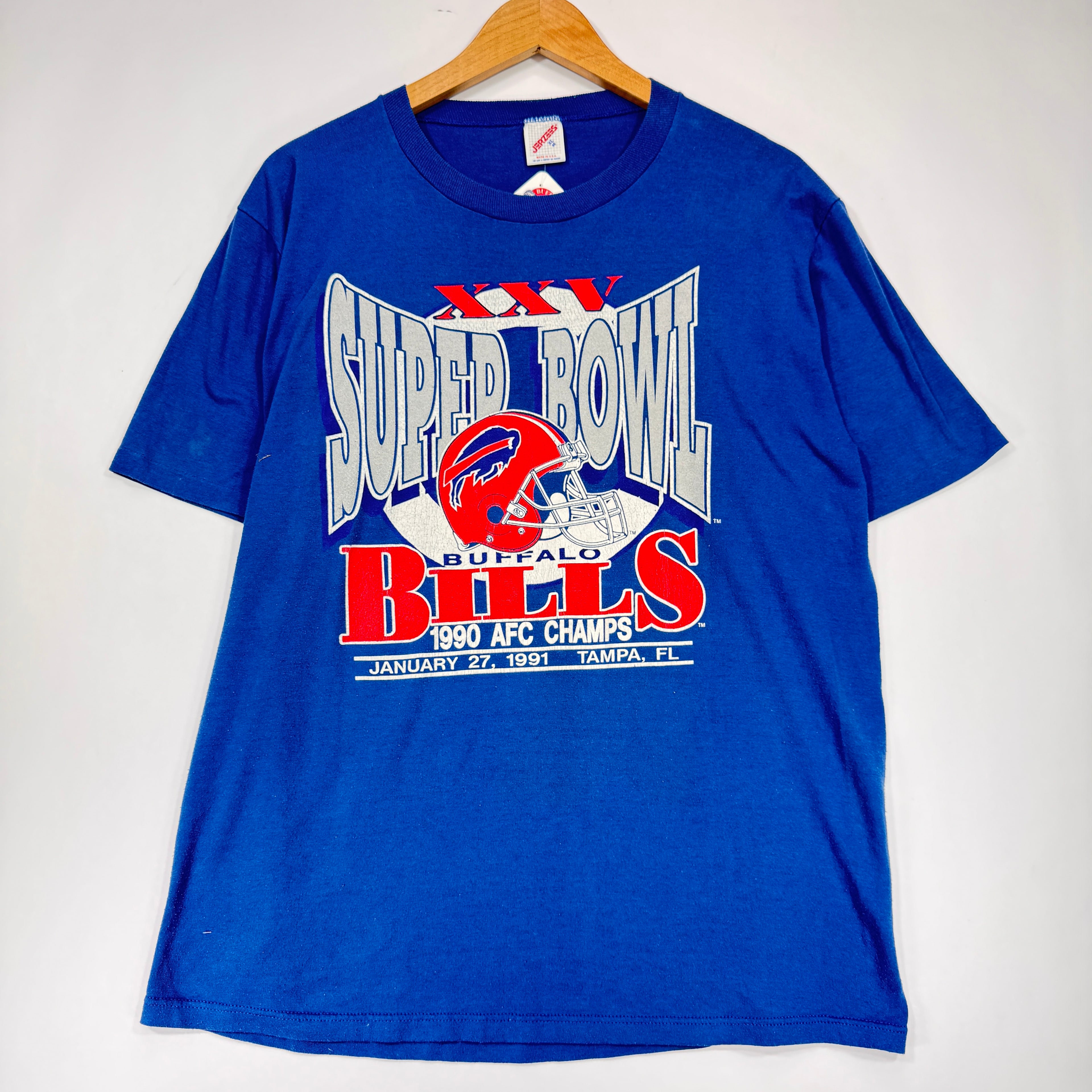 Vintage Buffalo Bills 1990 AFC Champions Shirt XL