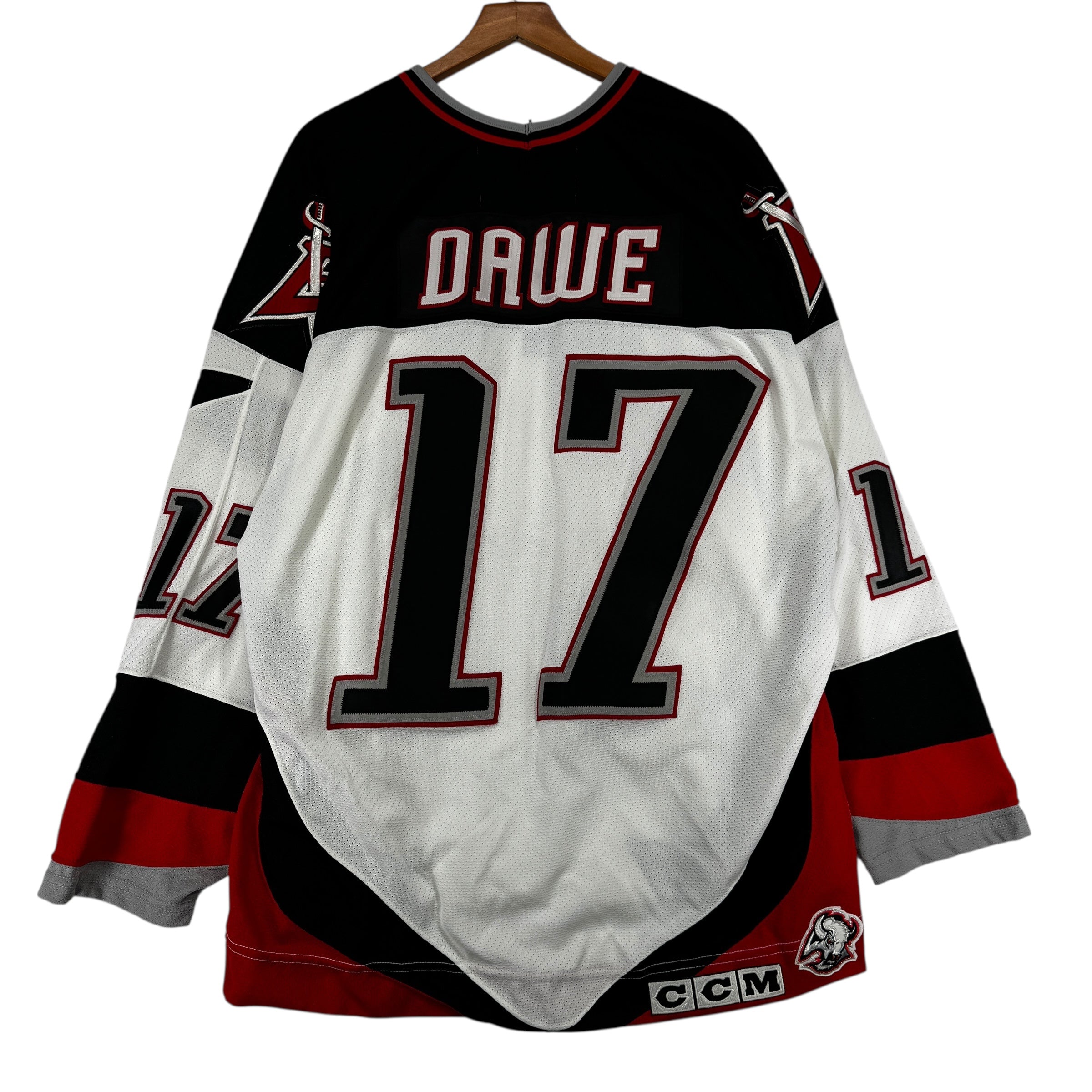 Vintage Buffalo Sabres Jason Dawe Jersey Shirt XL