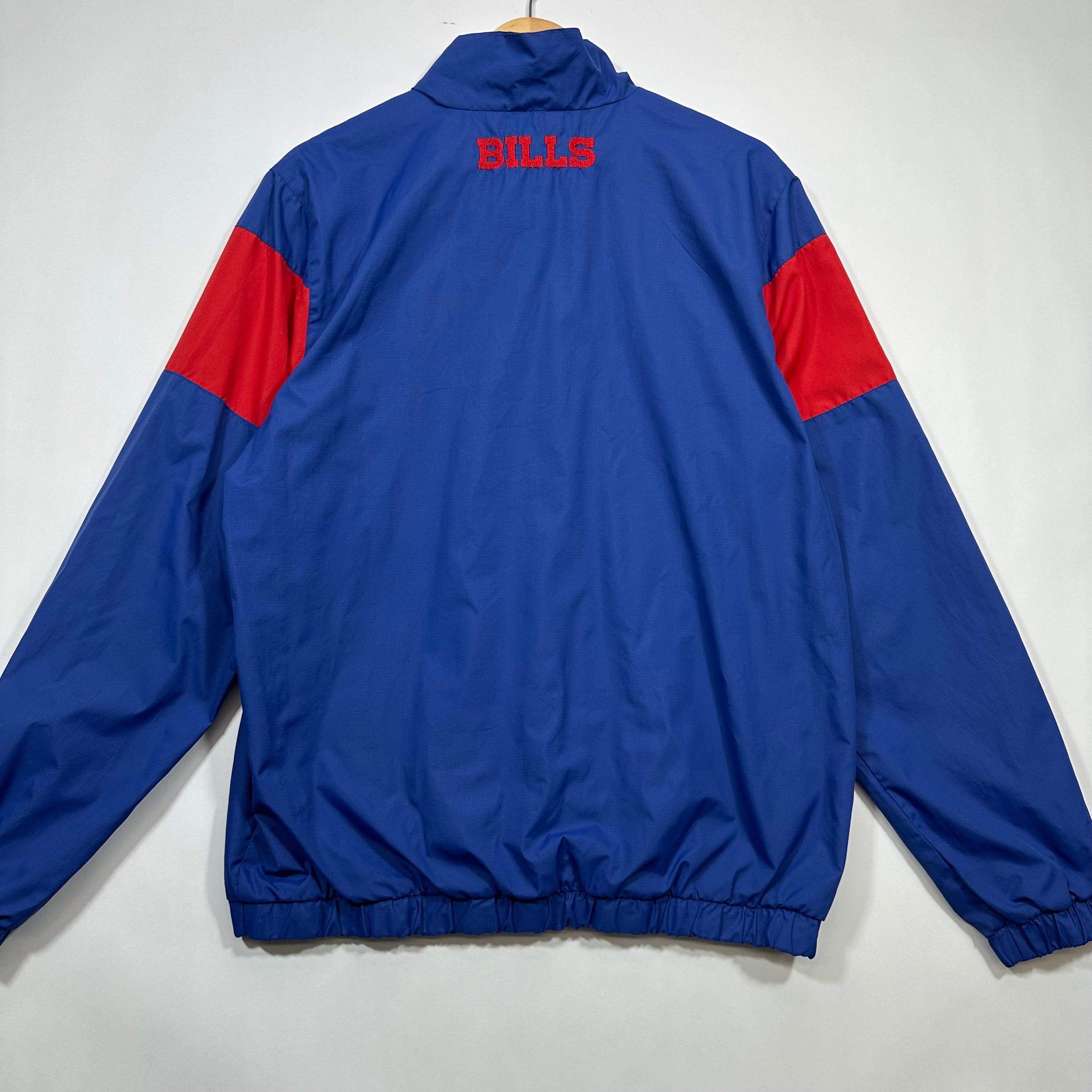 Vintage Buffalo Bills Pullover Windbreaker Jacket Medium