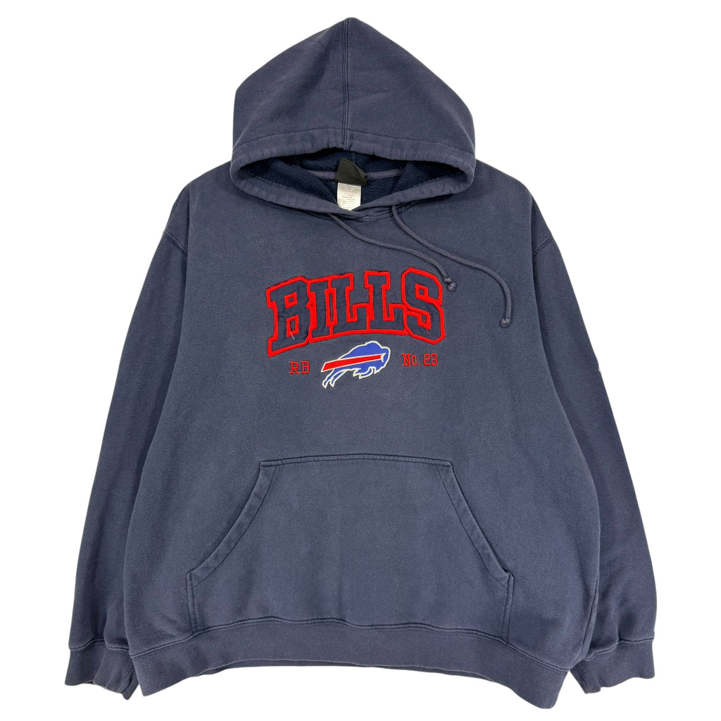 Vintage Buffalo Bills Marshawn Lynch Embroidered Hoodie Sweatshirt XL