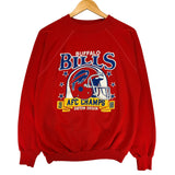 Vintage Buffalo Bills 1988 AFC East Champs Crewneck Sweatshirt Large
