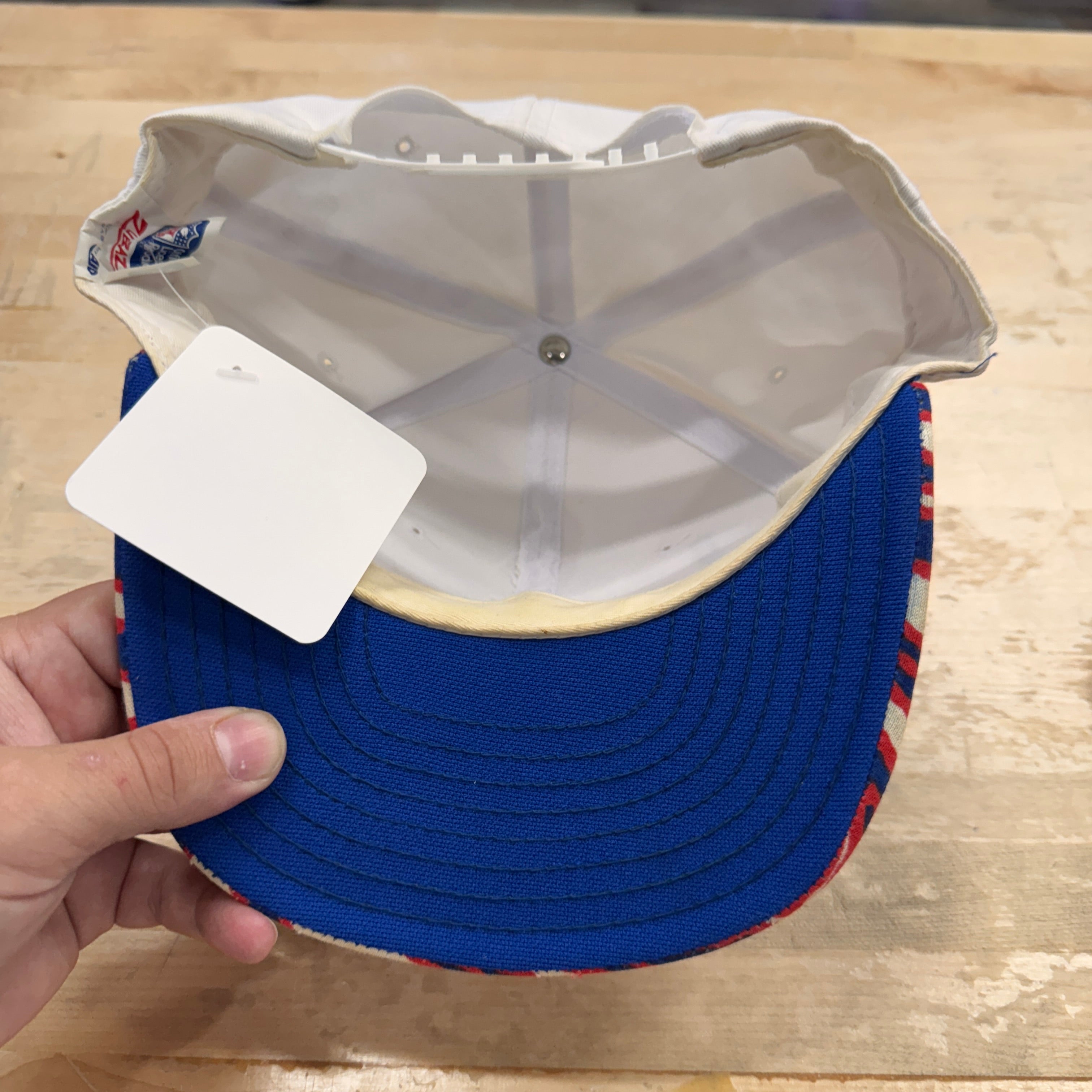 Vintage Buffalo Bills Super Bowl XXVI Zubaz Snapback Hat