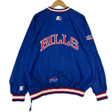 Vintage Buffalo Bills Starter Pullover Windbreaker Jacket Large
