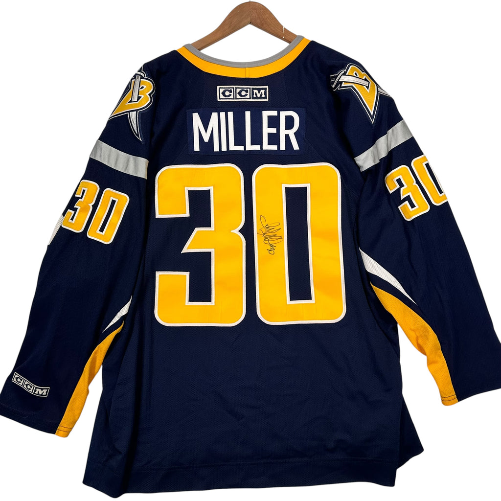 Vintage Buffalo Sabres Signed Ryan Miller Jersey XL
