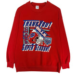 Vintage Buffalo Bills 1990 AFC Champs Crewneck Sweatshirt Large