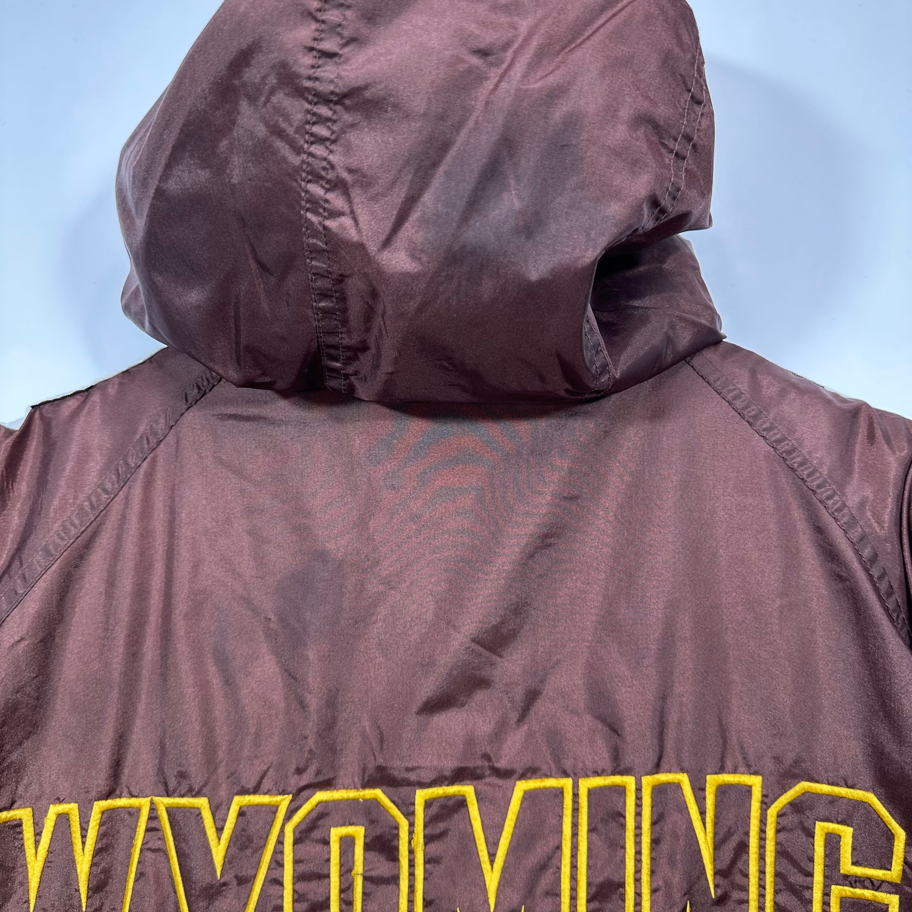 Vintage Buffalo Bills Wyoming Cowboys Puffer Jacket Large