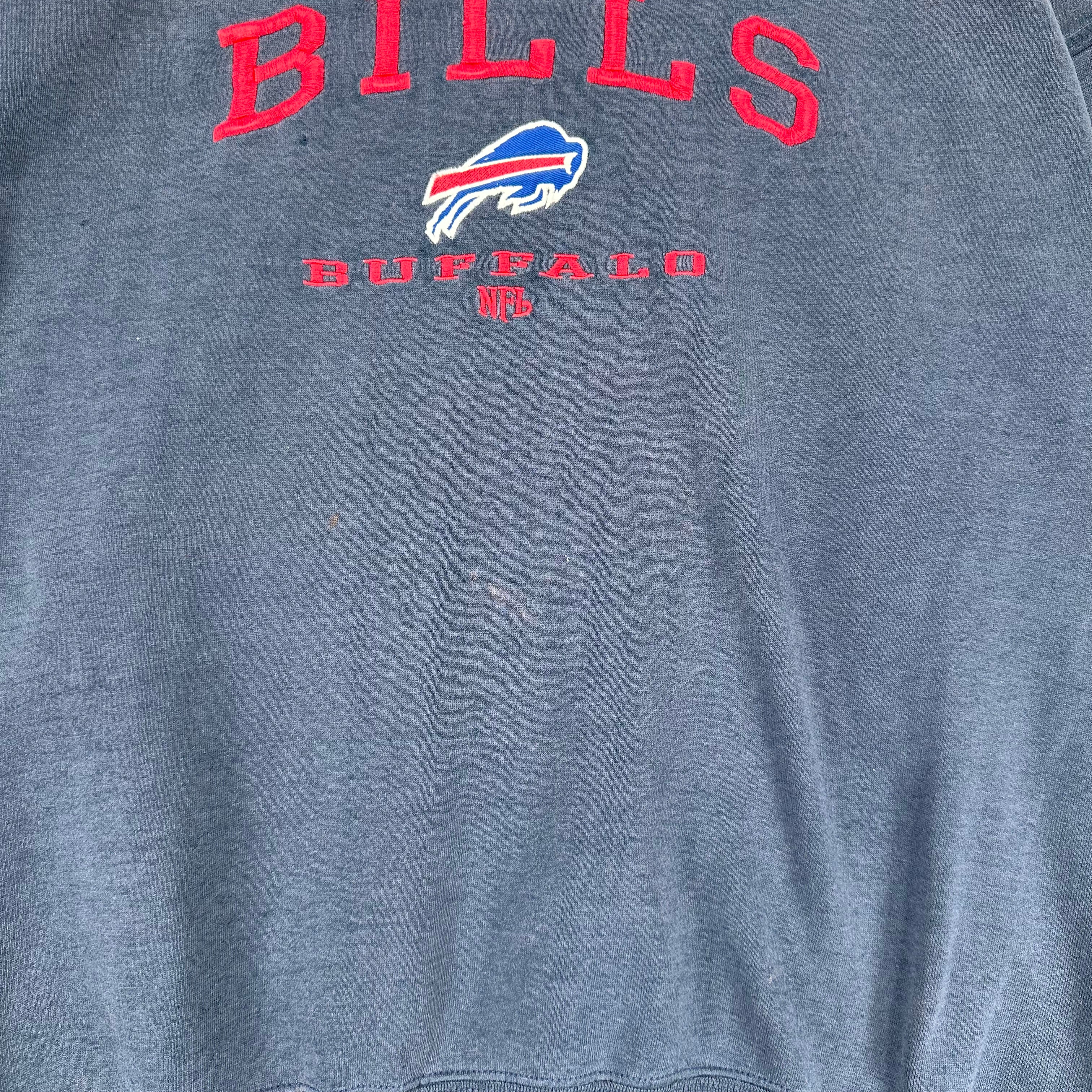 Vintage Buffalo Bills Embroidered Crewneck Sweatshirt XL