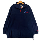 Vintage Buffalo Bills 1/4 Zip Fleece  Sweatshirt XL