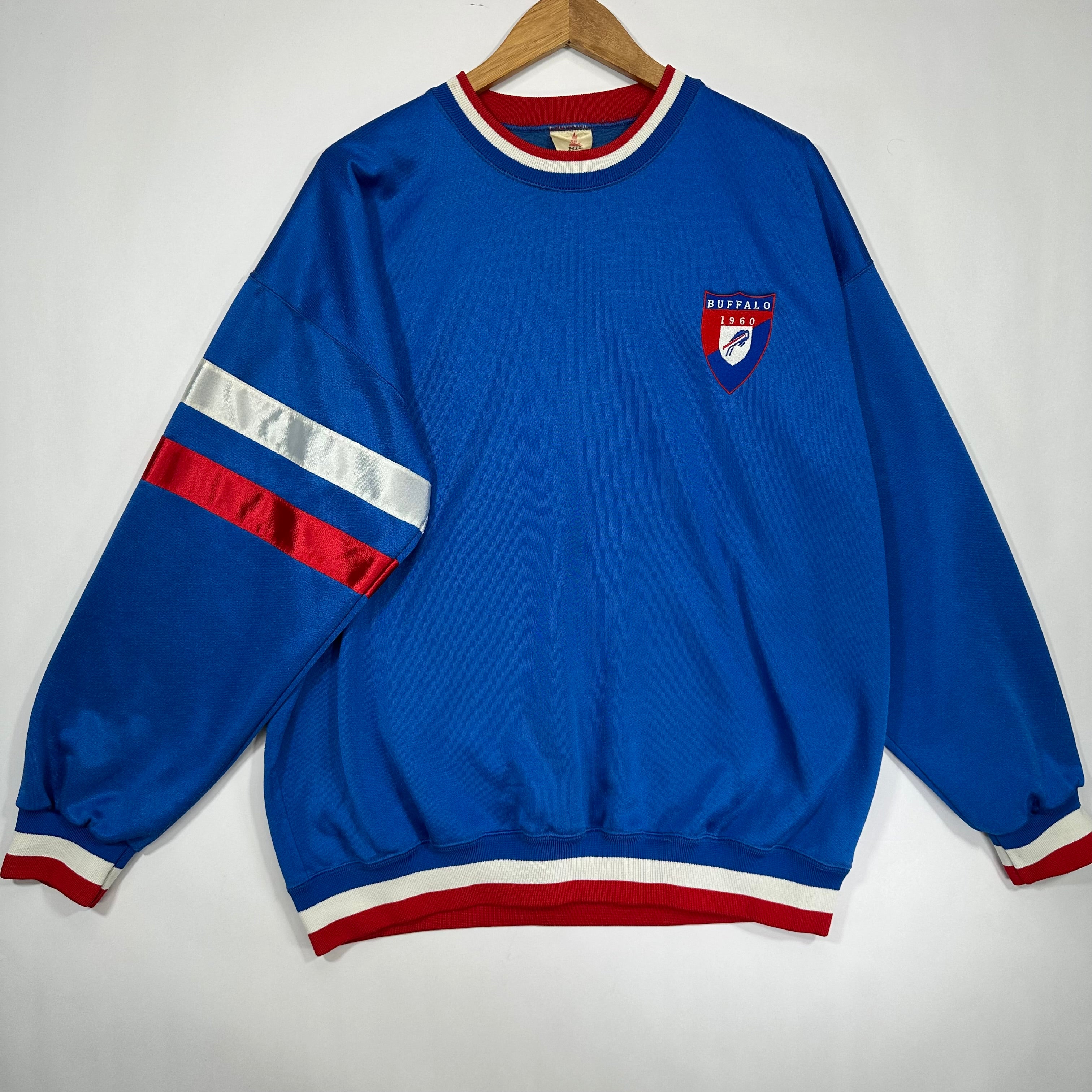 Vintage Buffalo Bills Cheer Crewneck Sweatshirt Large
