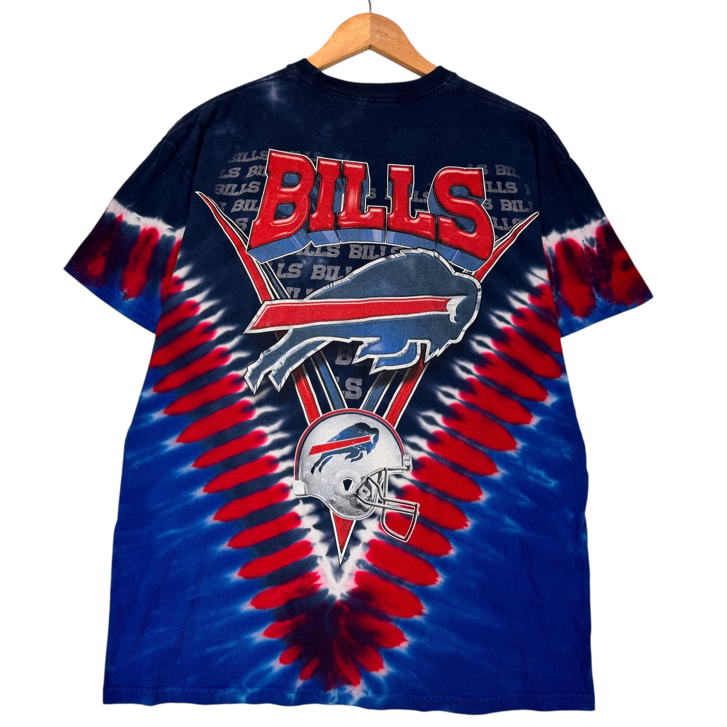 Vintage Buffalo Bills Tie Dye Shirt Large