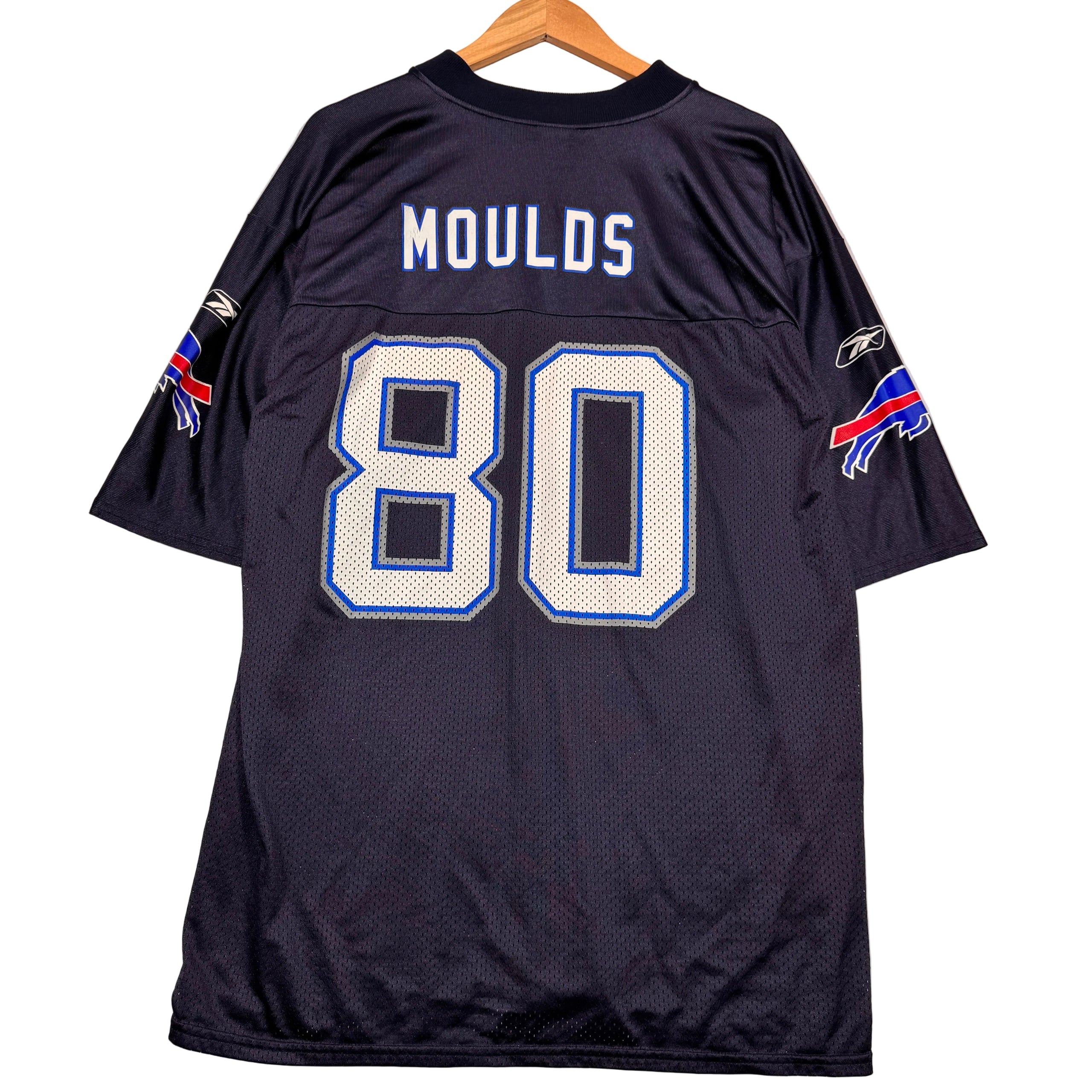Vintage Buffalo Bills Moulds #80 Jersey Shirt Large