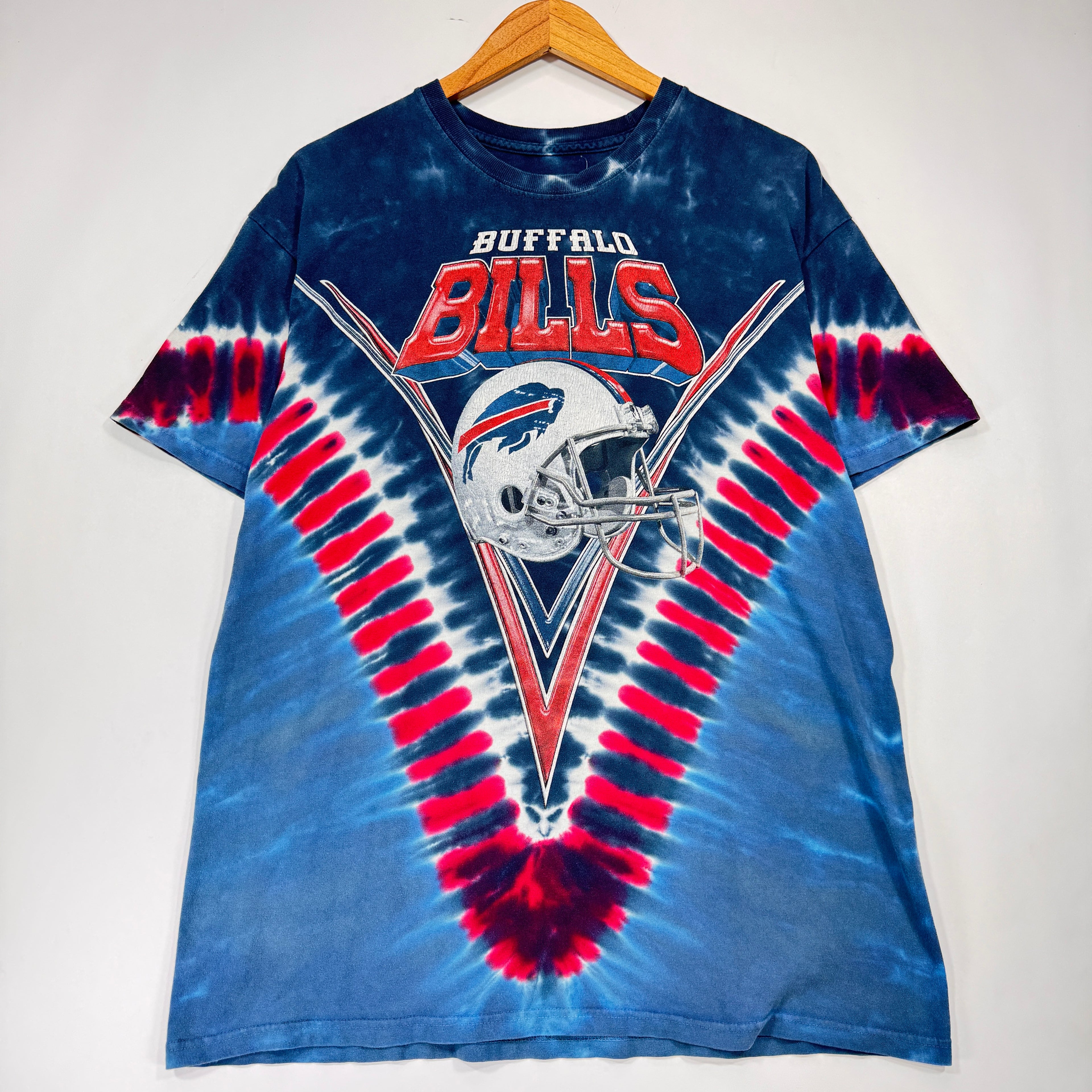 Vintage Buffalo Bills Tie Dye Shirt Large