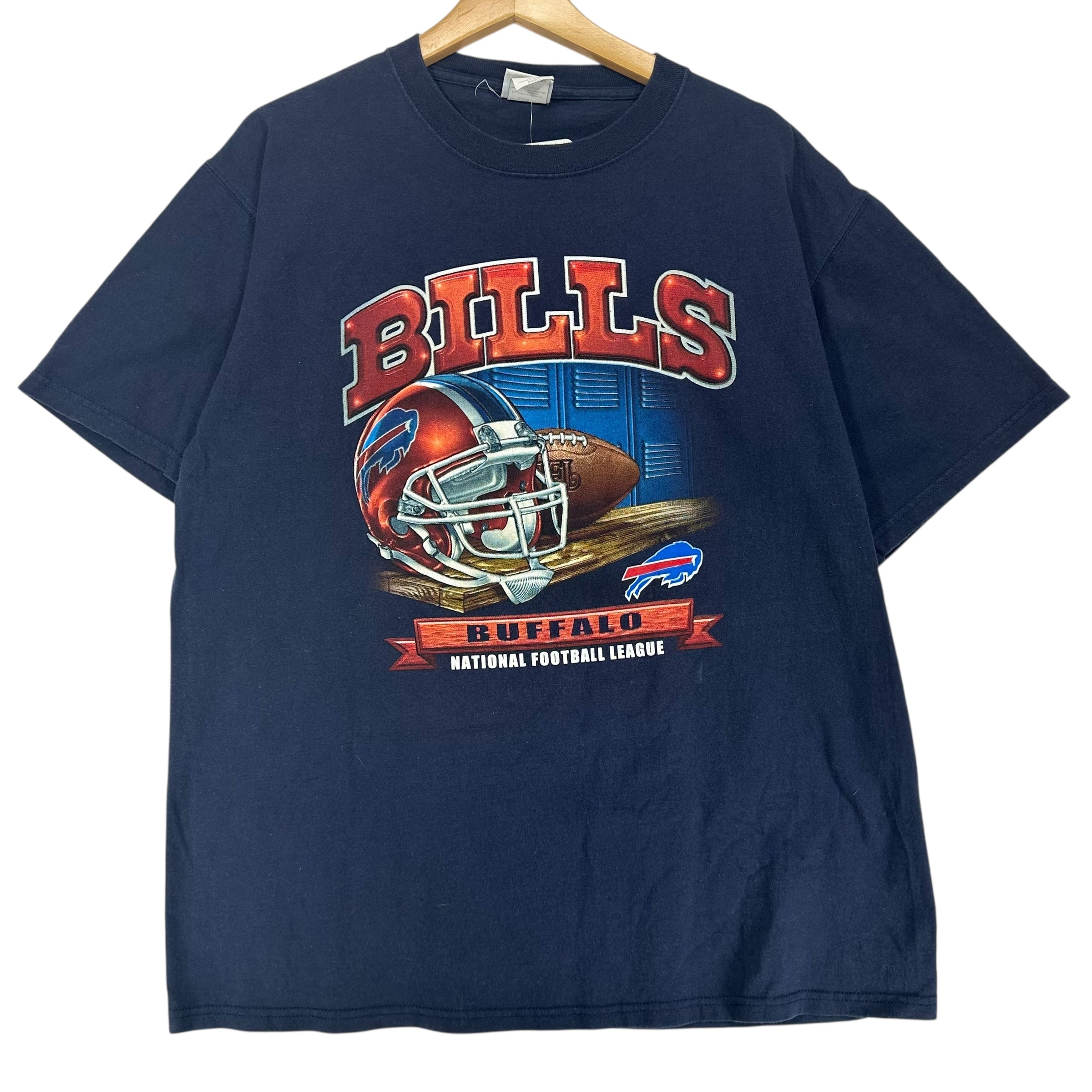 Vintage Buffalo Bills Red Helmet Shirt Large