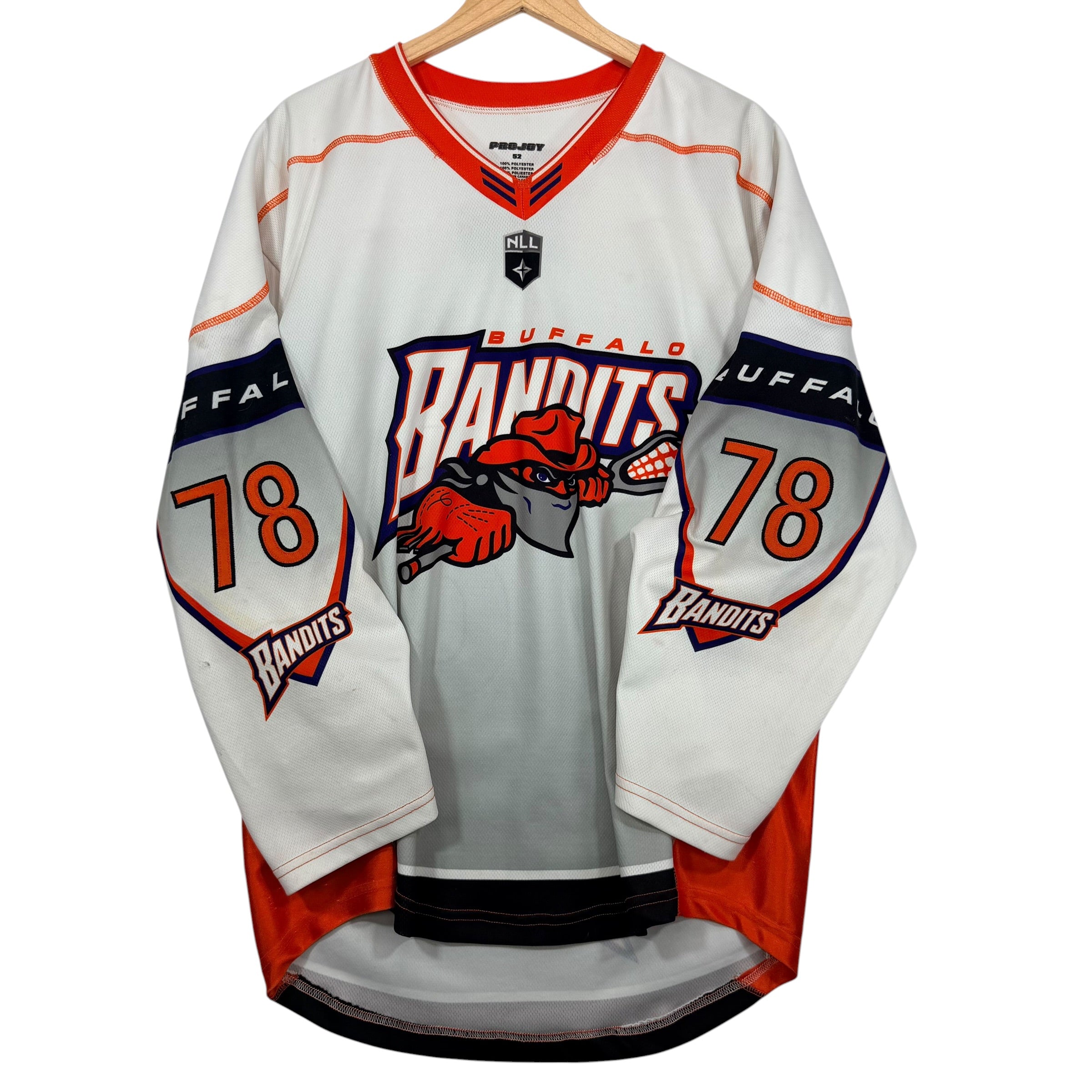 Buffalo Bandits Jordan Durston Game Used Jersey XXL