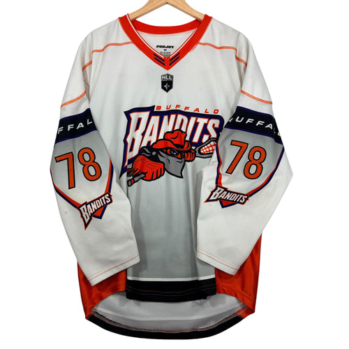 Buffalo Bandits Jordan Durston Game Used Jersey XXL