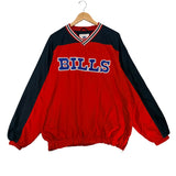 Vintage Buffalo Bills Pullover Windbreaker Jacket Large