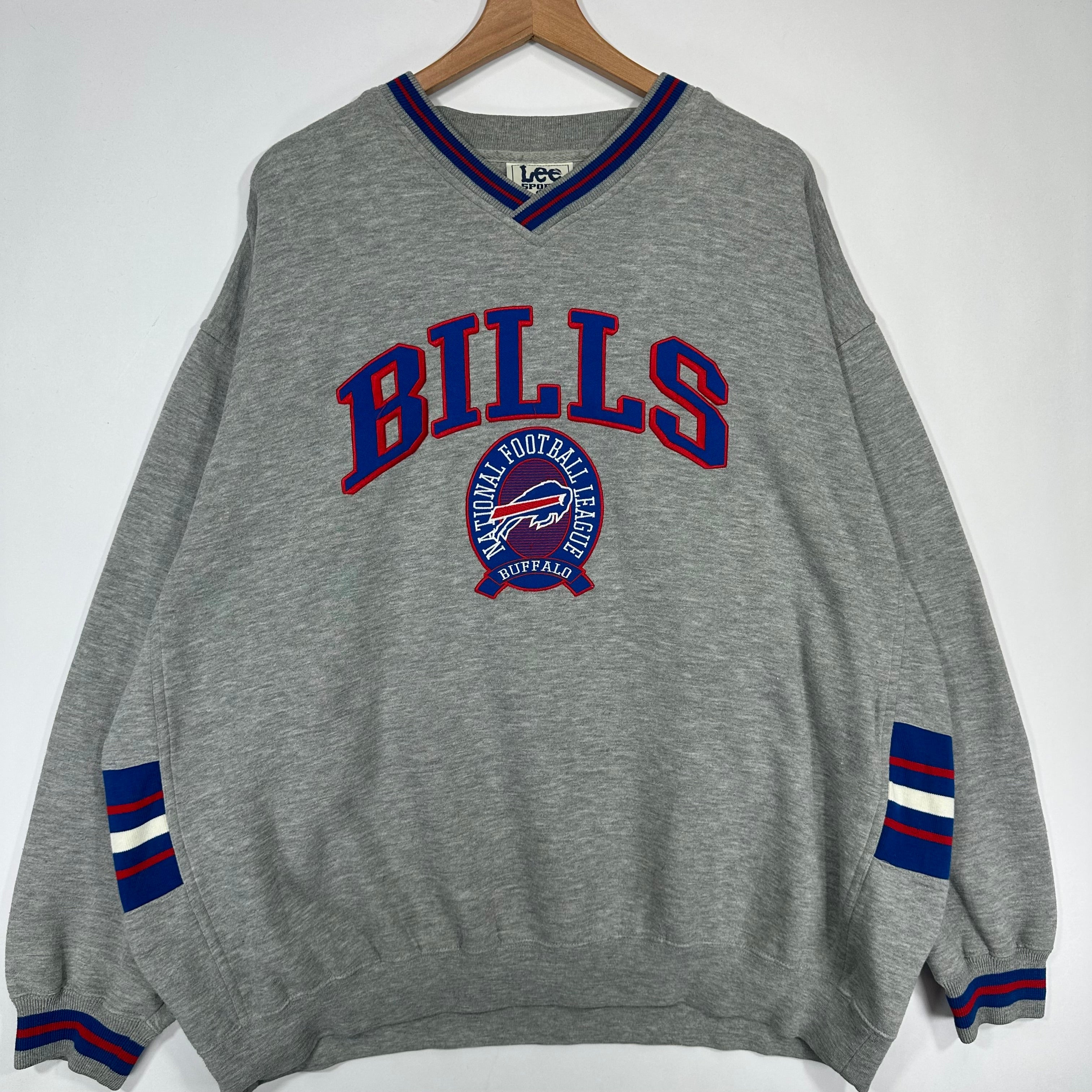 Vintage Buffalo Bills Embroidered Crewneck Sweatshirt XL