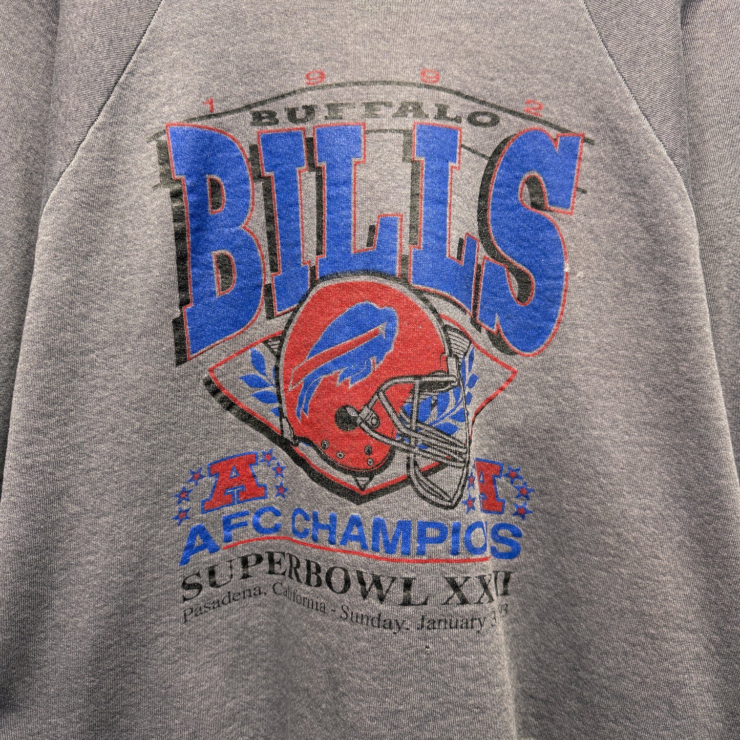 Vintage Buffalo Bills Overdyed 1993 Super Bowl Crewneck Sweatshirt XL