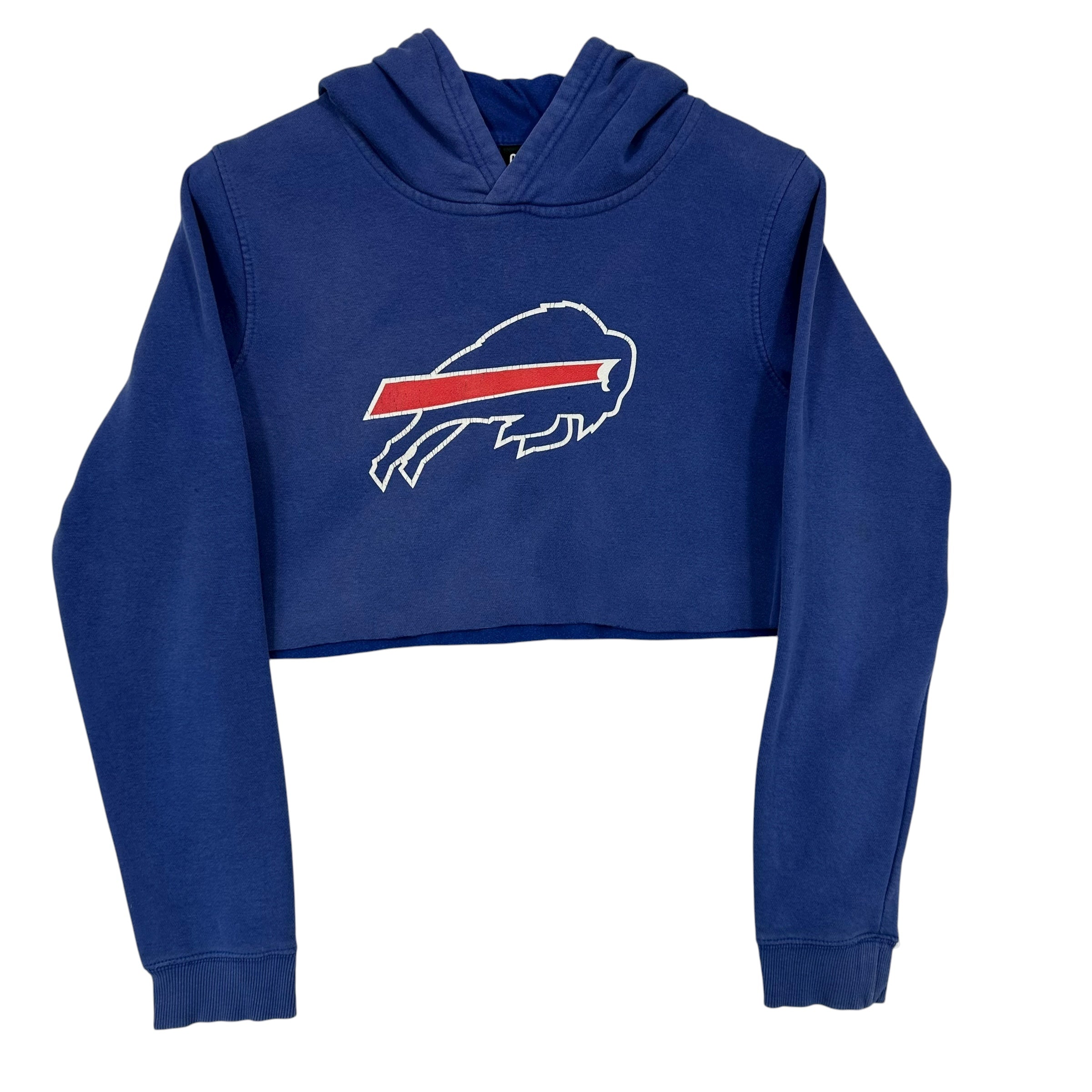 Buffalo Bills Cropped Hoodie Sweatshirt Medium