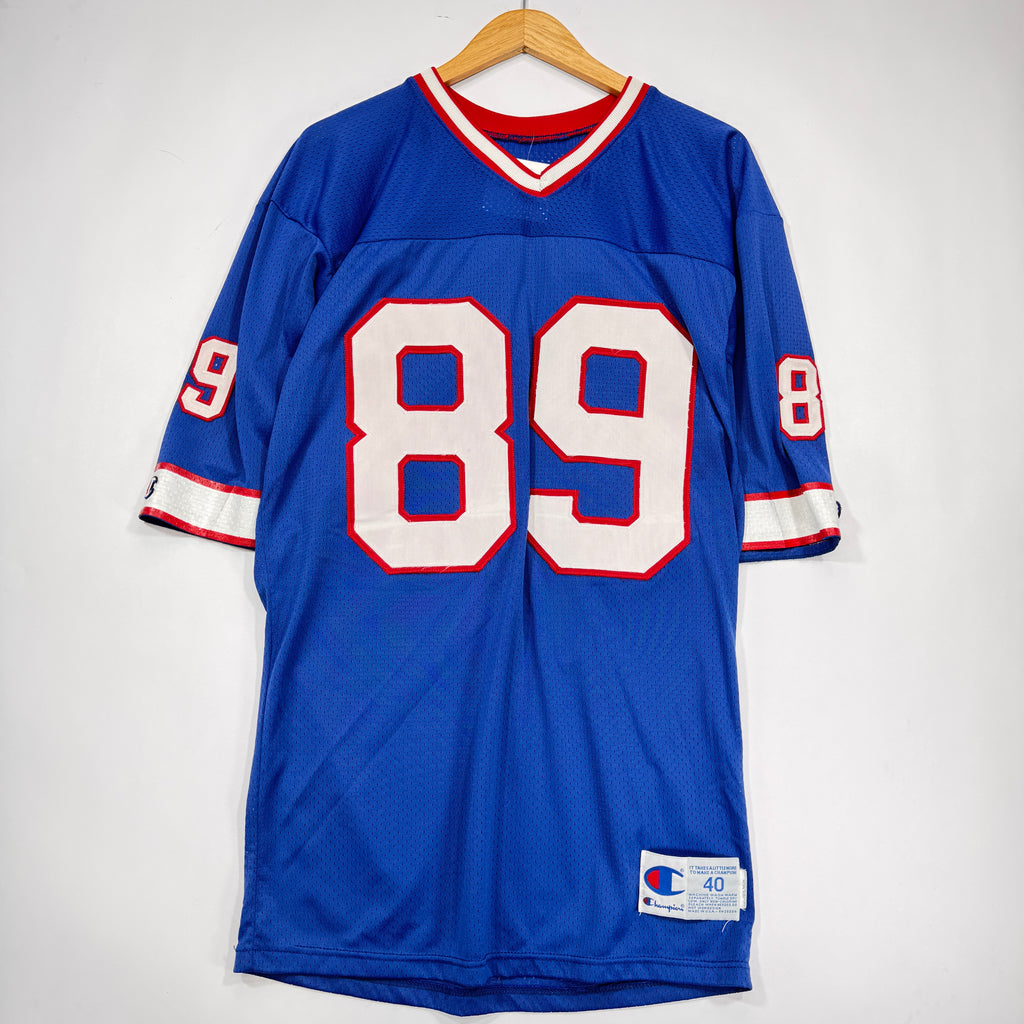 Vintage Buffalo Bills Sewn Champion Steve Tasker Jersey Size 40 Large