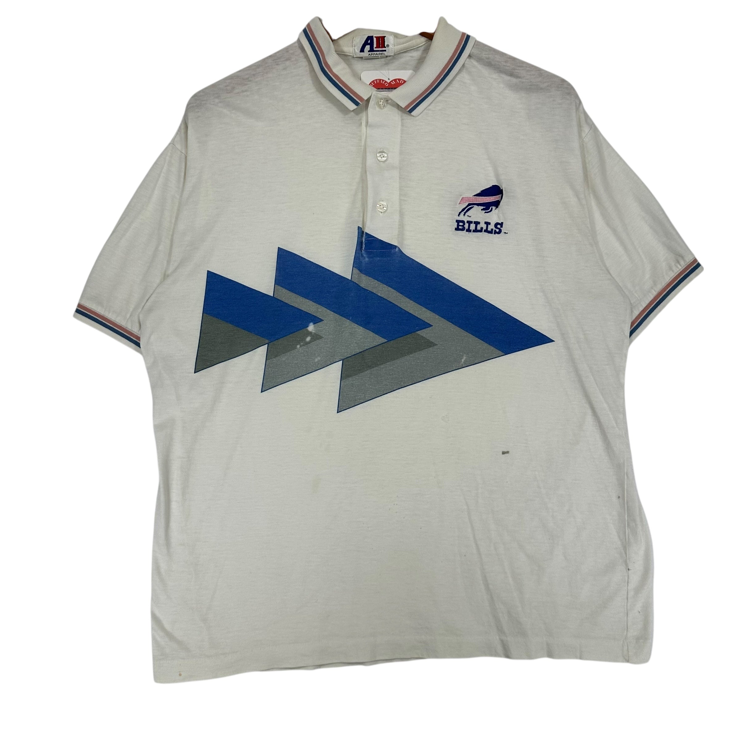 Vintage Buffalo Bills Polo Shirt Large
