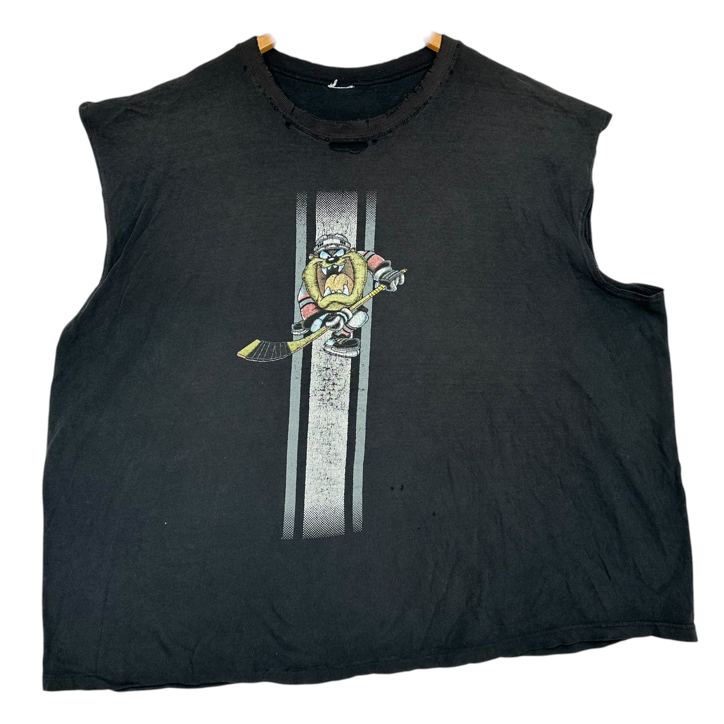 Vintage Buffalo Sabres Thrashed Taz Tank Top Shirt XXL