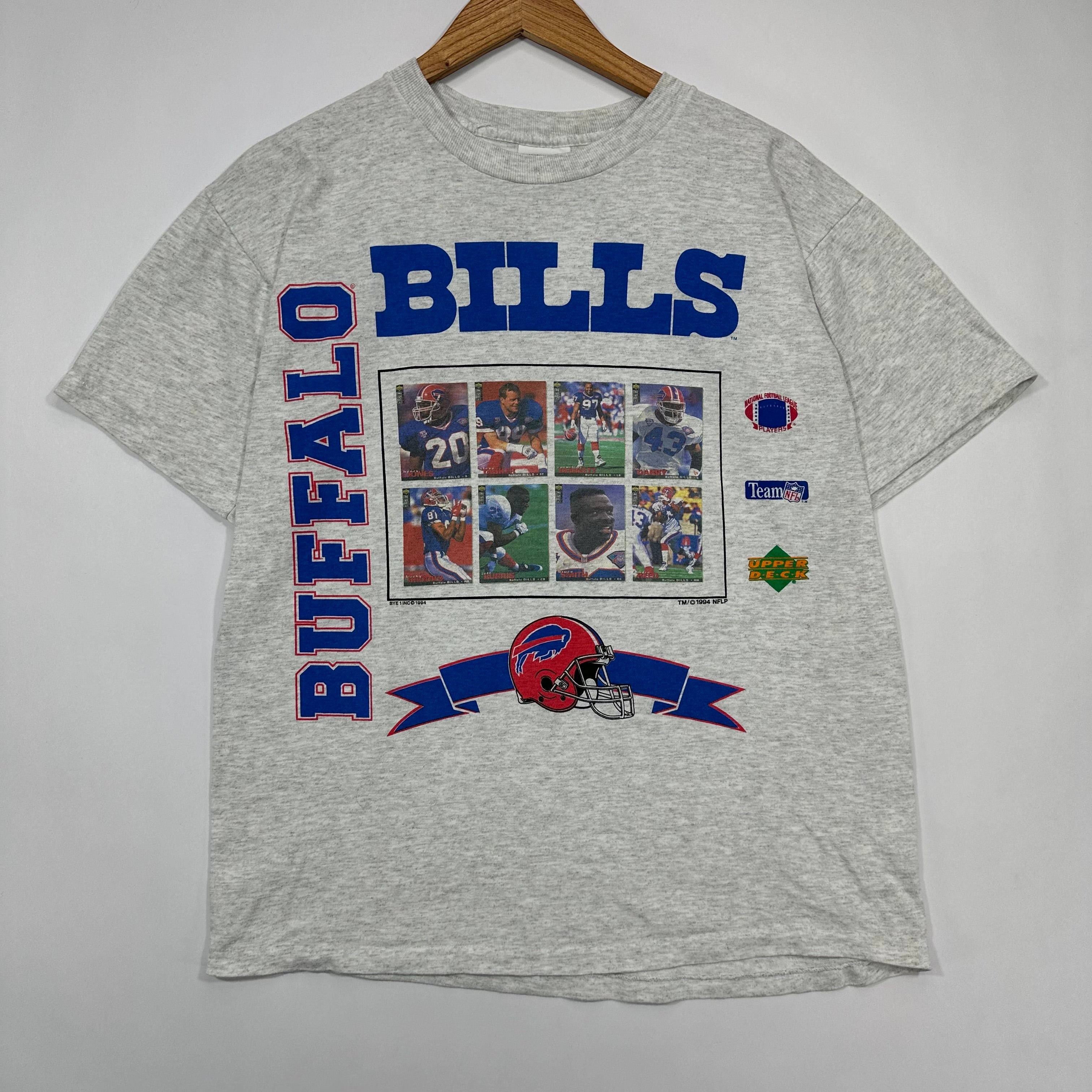 Vintage Buffalo Bills Upper Deck Sports Card Shirt Large