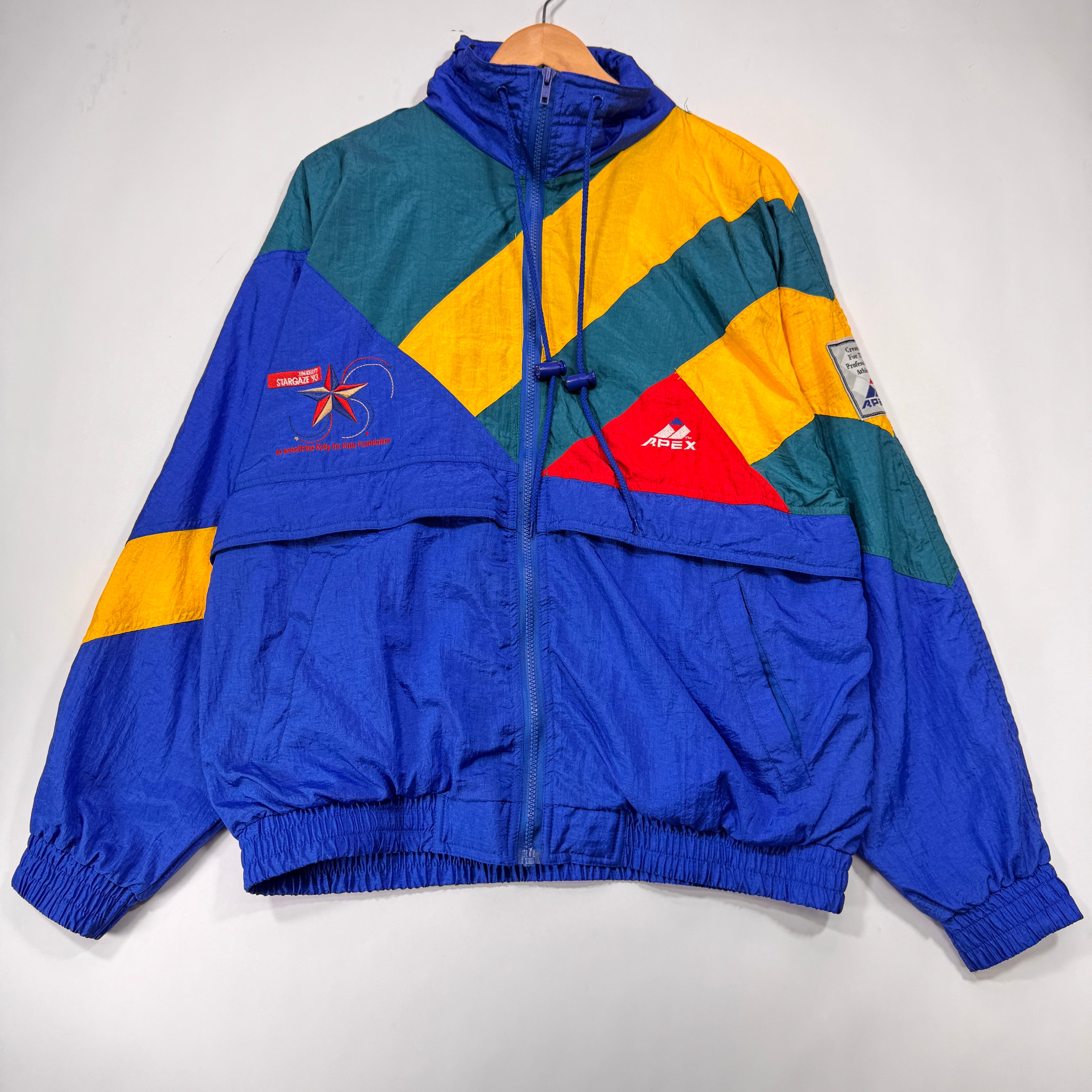 Vintage Buffalo Bills Jim Kelly Stargaze 1993 Windbreaker Jacket Medium