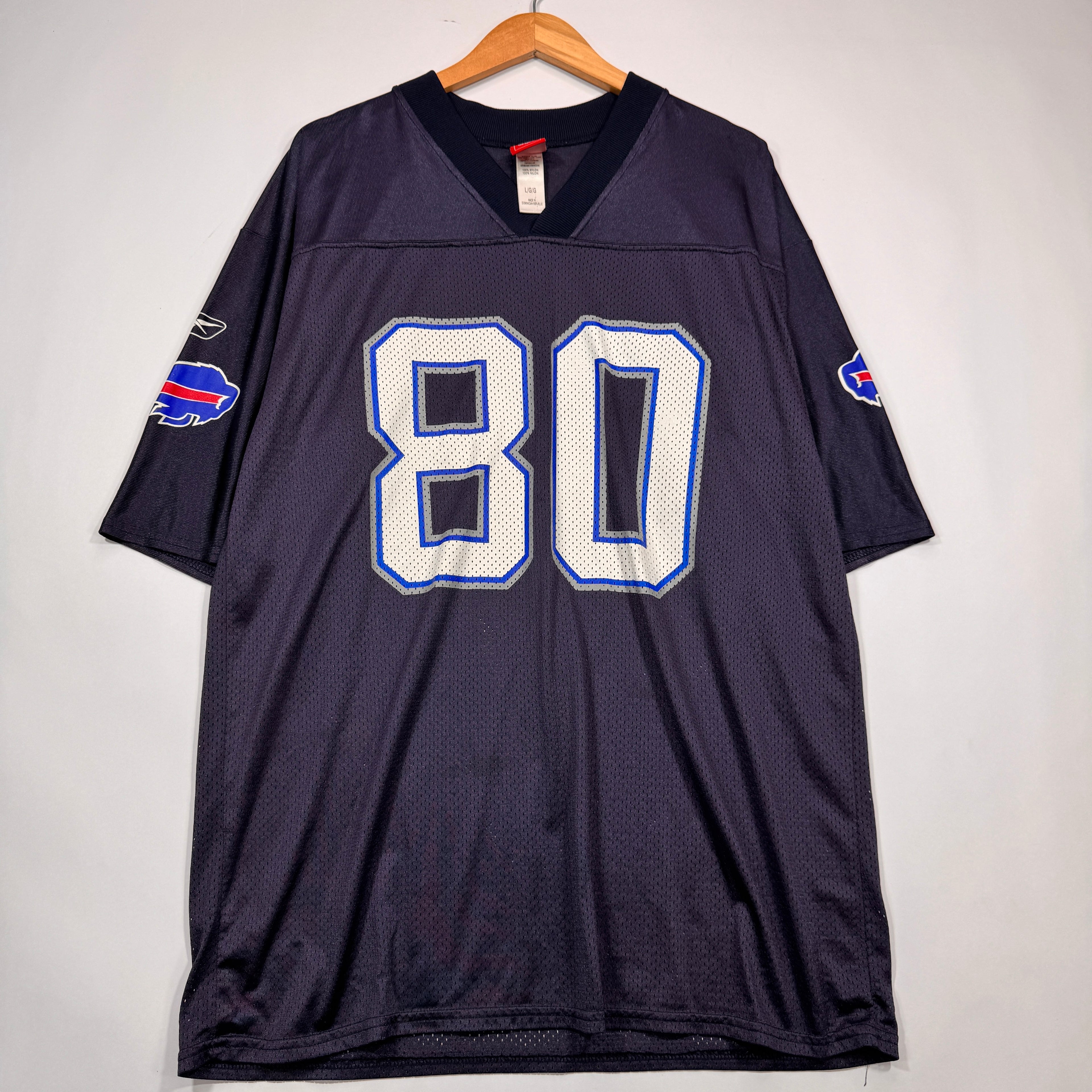 Vintage Buffalo Bills Moulds #80 Jersey Shirt Large