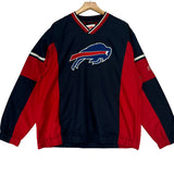 Vintage Buffalo Bills Pullover Windbreaker Jacket Large