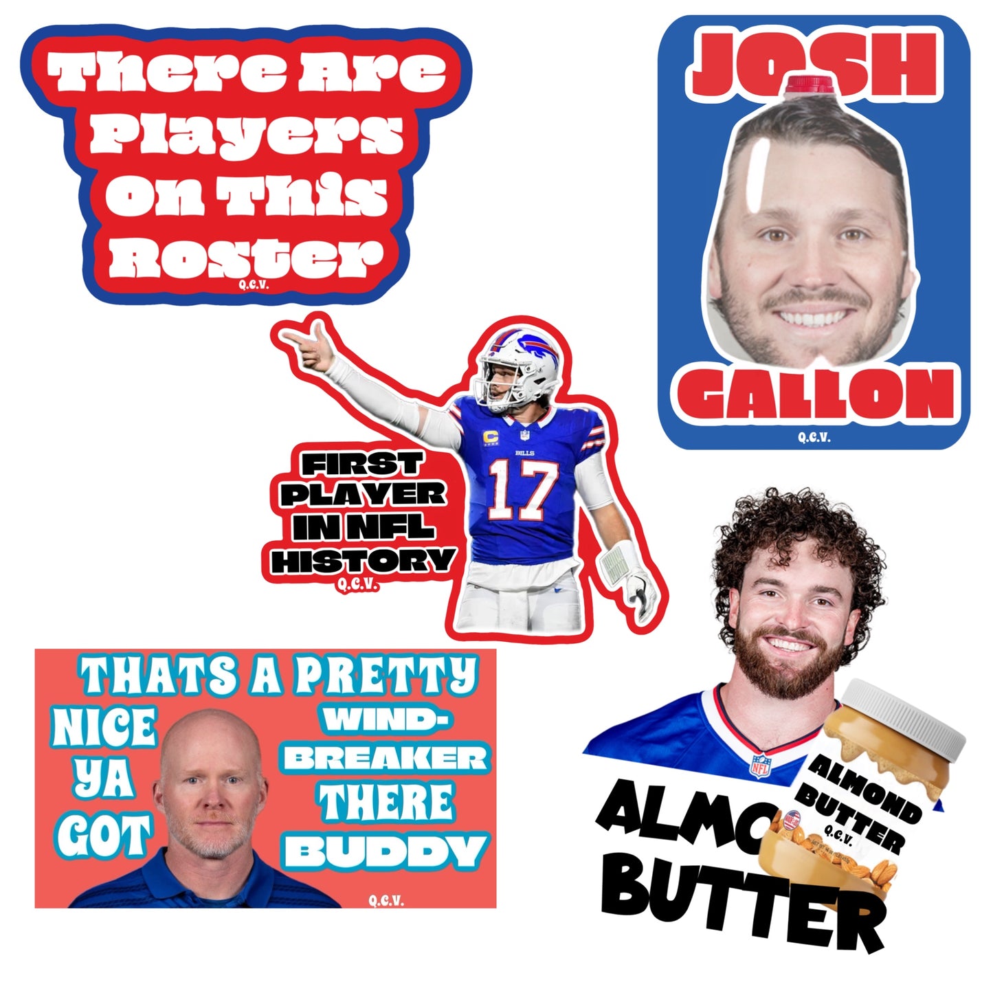 Buffalo Bills Shit Post Sticker Pack