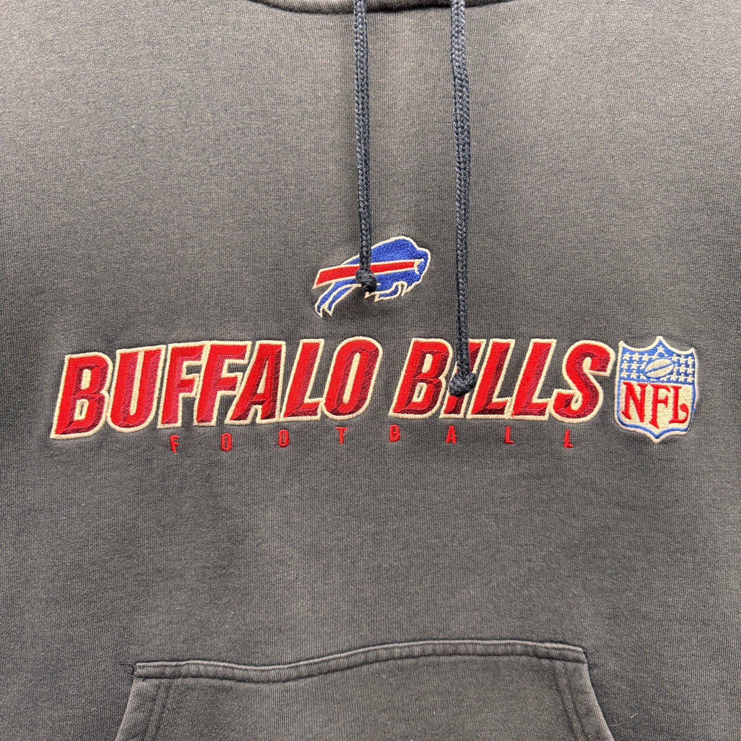 Vintage Buffalo Bills Hoodie Sweatshirt Medium/Large