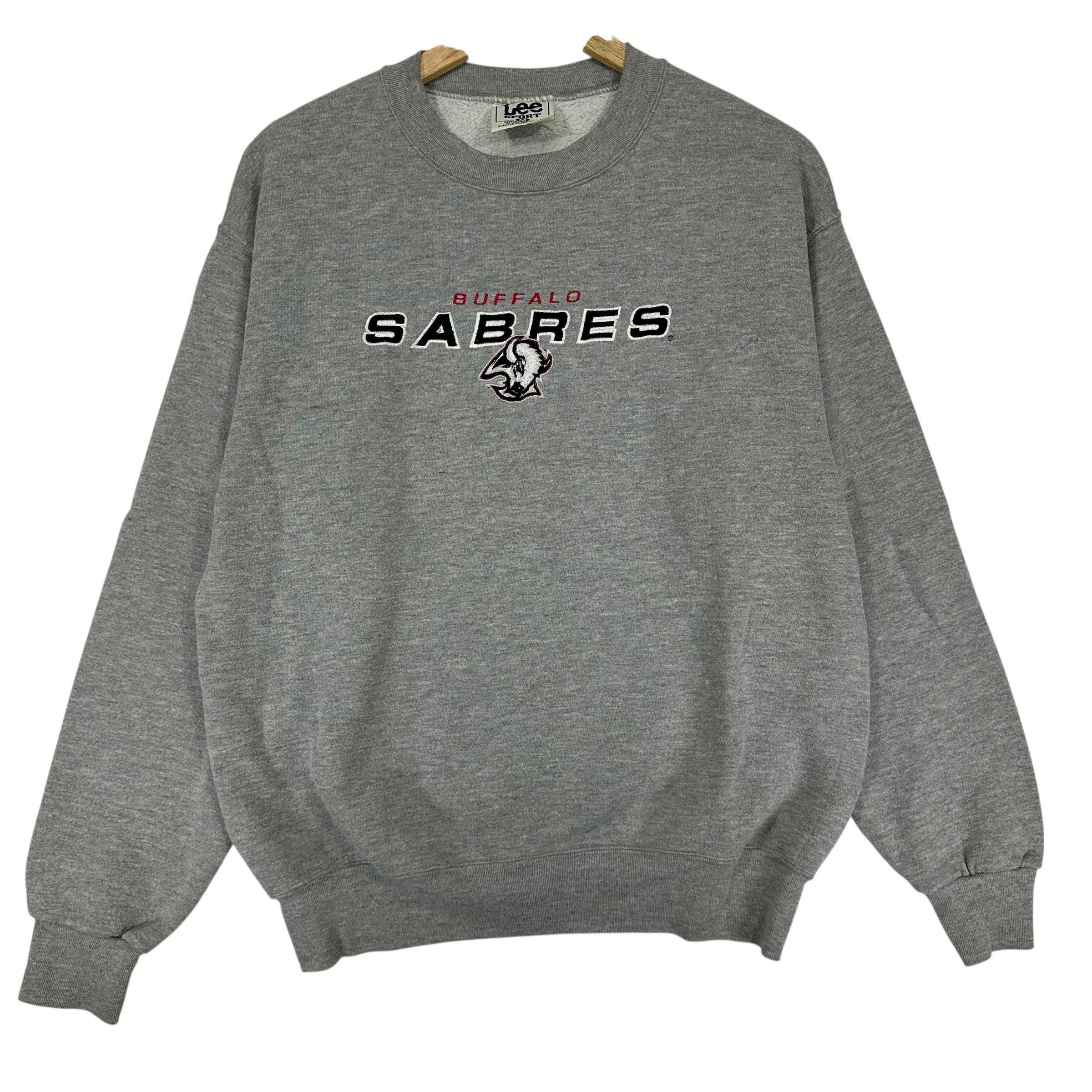 Vintage Buffalo Sabres Embroidered Crewneck Sweatshirt Large